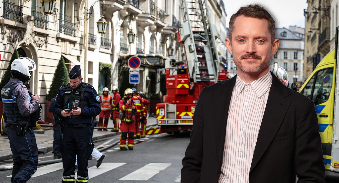 Elijah Wood ist aktuell auf Promo-Tour für seinen neuen Film. Am Mittwoch wurde sein Hotel in Paris nach einem Brand evakuiert.