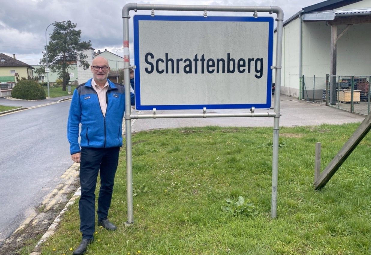 In Schrattenberg kam es für Gerald Stutz (62, Bild) zu einer lustigen Situation. 