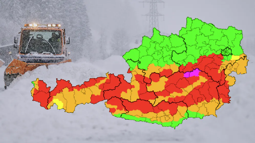 Heute.at - Wetter-Warnungen für 8 Bundesländer ausgerufen