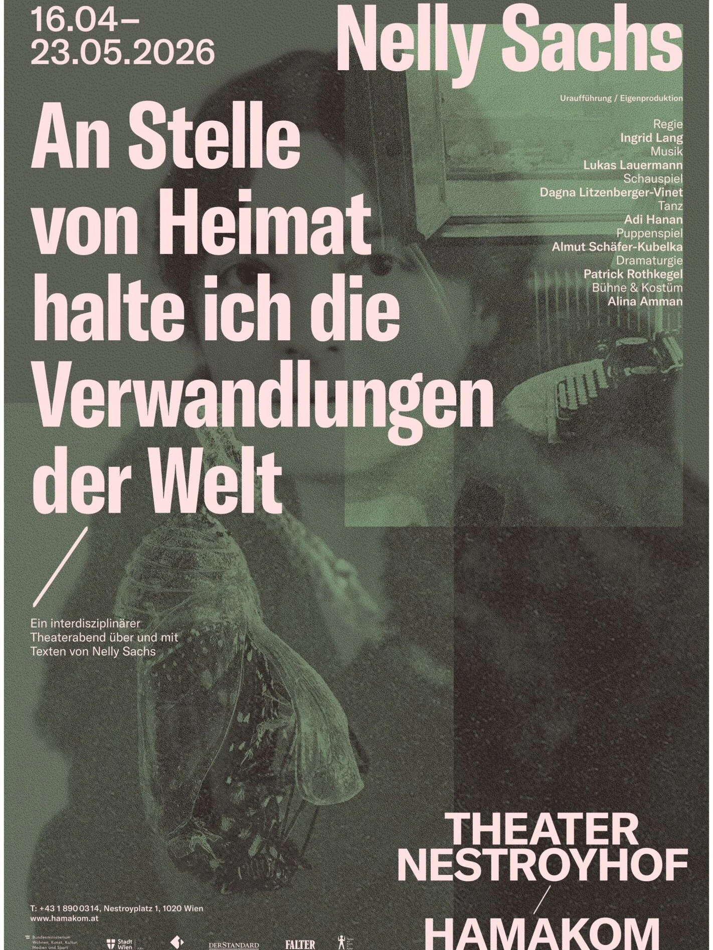 Nelly Sachs - An Stelle von Heimt halte ich die Verwandlungen der Welt