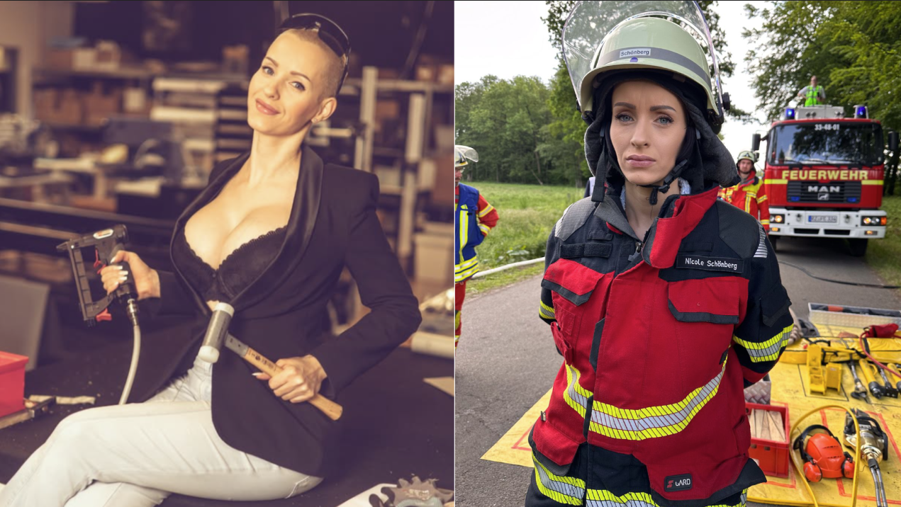 Anike Ekina ist nicht nur OnlyFans-Model, sondern auch bei der Freiwilligen Feuerwehr tätig.