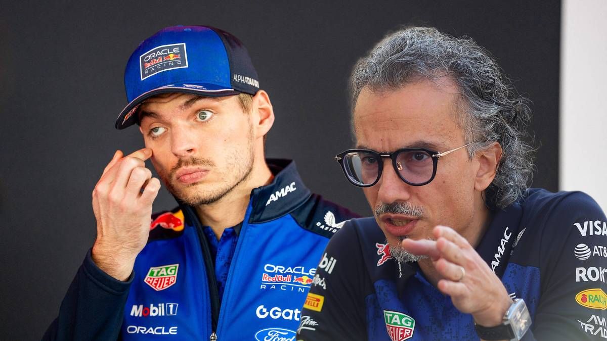 Max Verstappen bringt seinen Boss Laurent Mekies in die Zwickmühle.