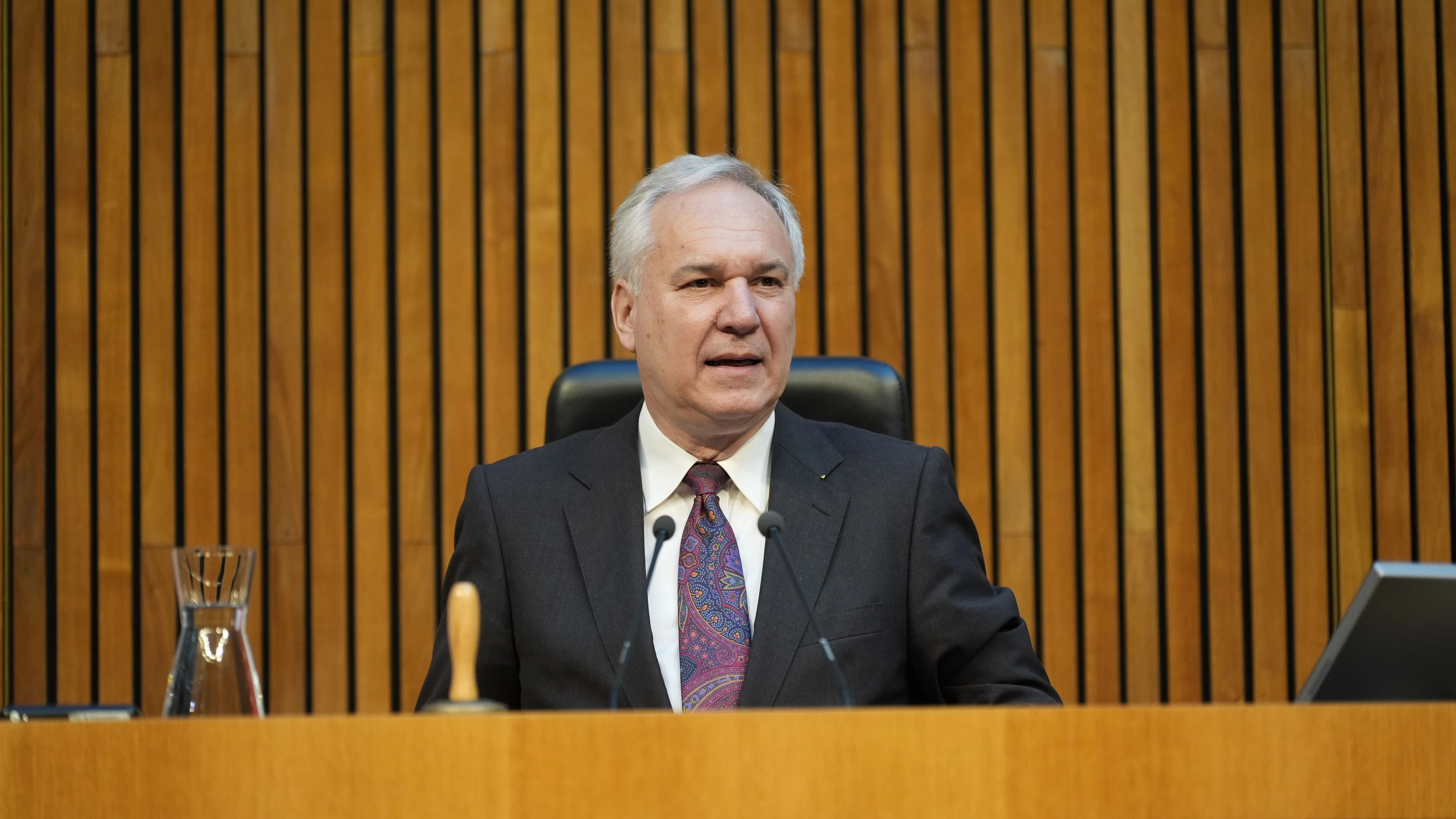 Walter Rosenkranz musste einen späten Ordnungsruf erteilen. 