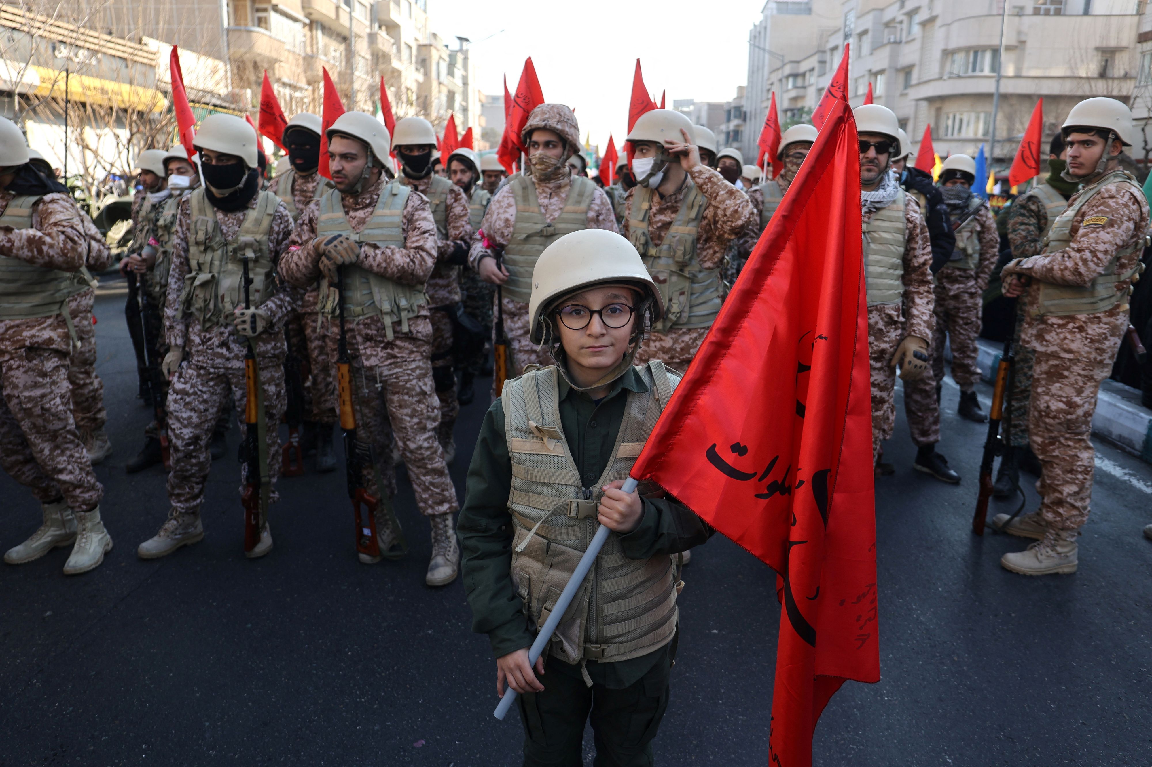 Die Bassidsch-Milizen erfahren auch bei Minderjährigen viel Zuspruch.