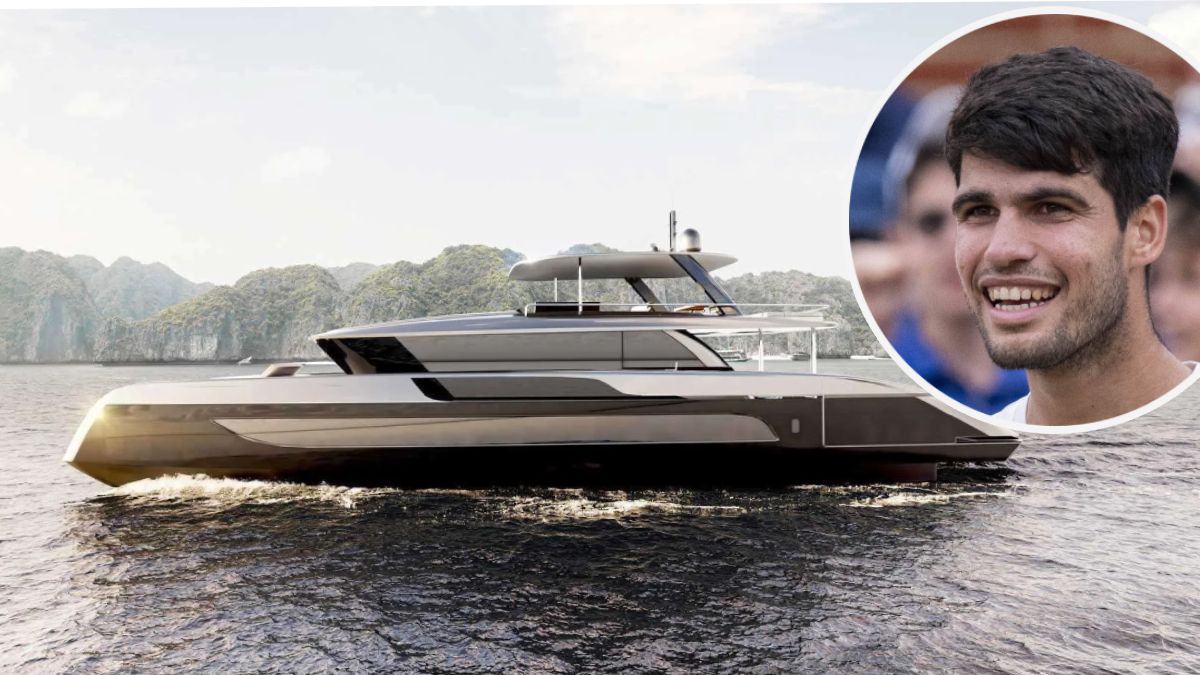 Die. neue Yacht von Carlos Alcaraz.