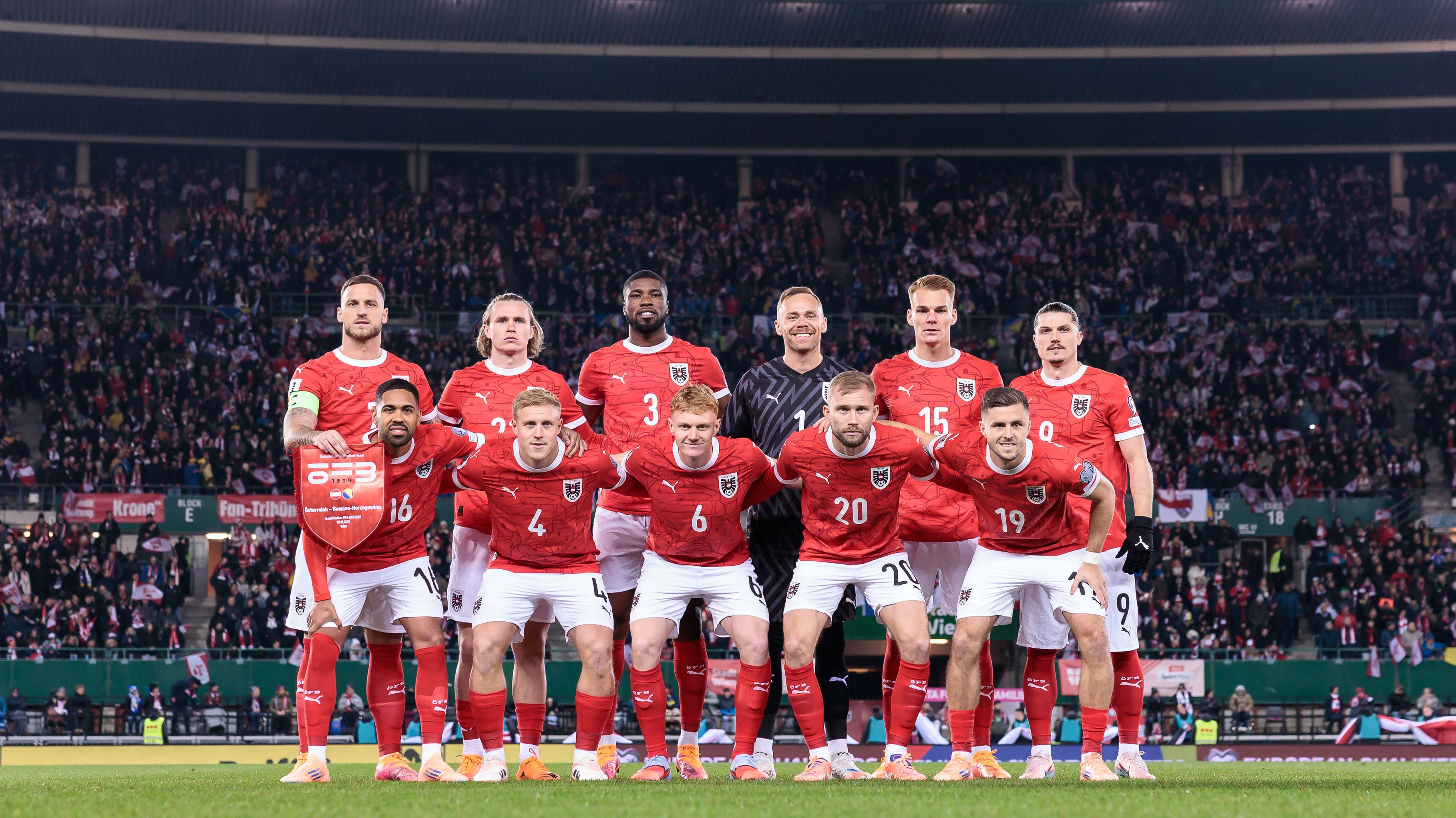 So startete das ÖFB-Team beim bisher letzten Ländermatsch gegen Bosnien. 