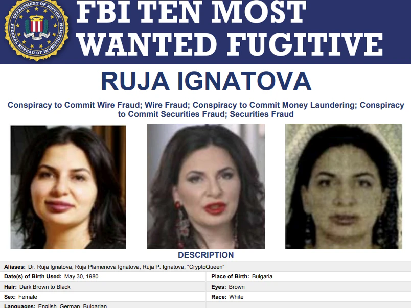 Das FBI sucht seit Jahren nach Ruja Ignatova