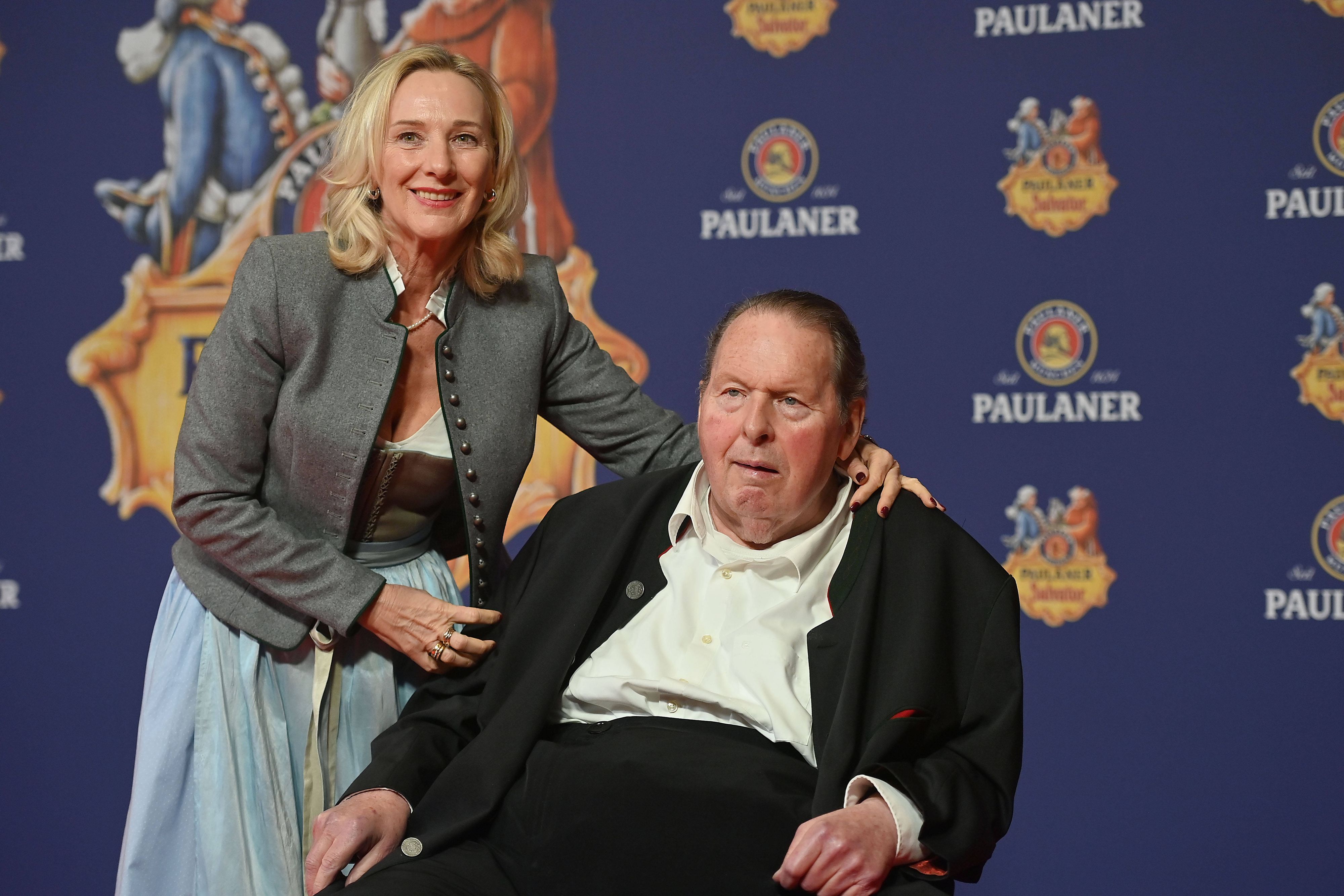 Ottfried Fischer mit Ehefrau Simone. 