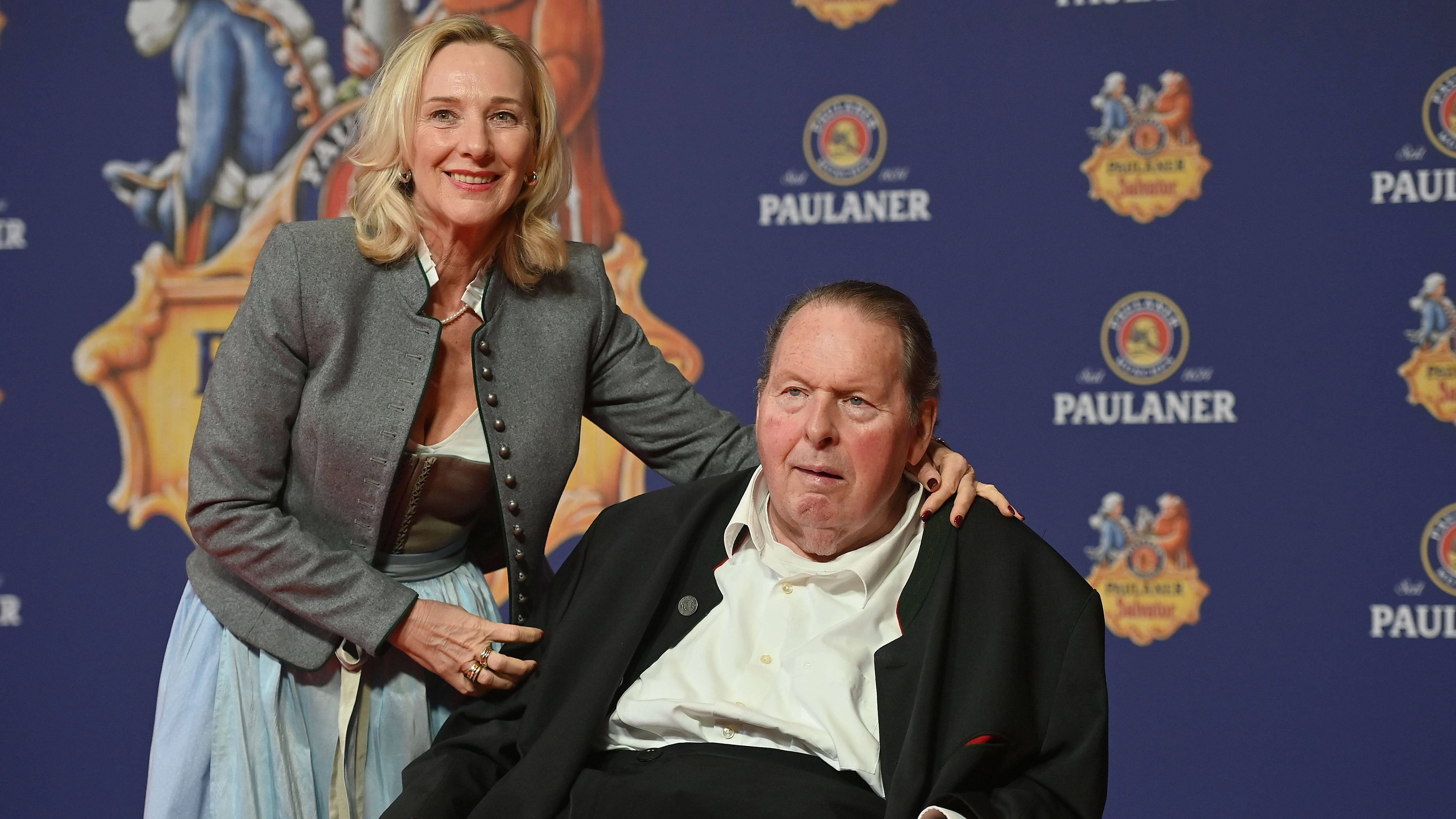 Ottfried Fischer mit Ehefrau Simone. 