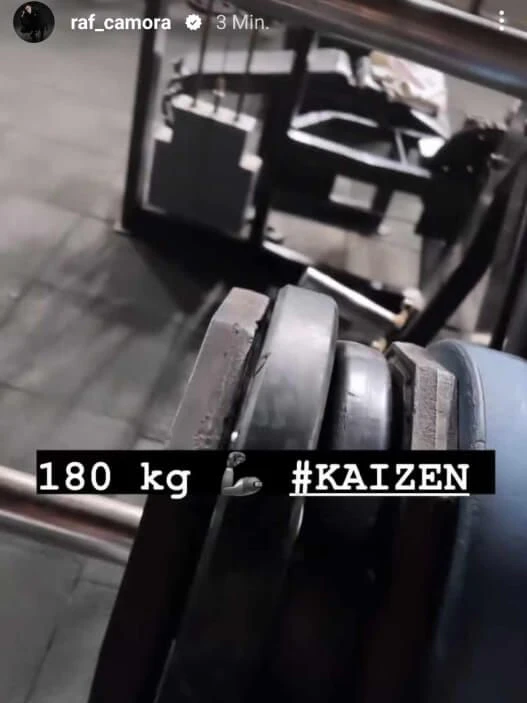 RAF Camora teilte 2024 bereits seinen sportlichen Erfolg.