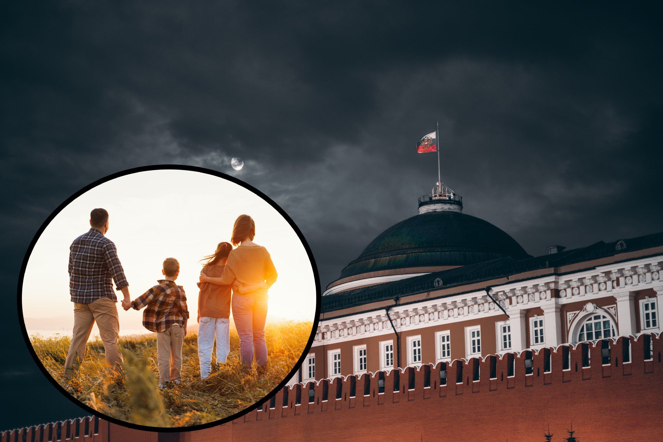 Familienidylle in Österreich, Druck aus Moskau: Für den vierfachen Vater hängt die Zukunft an einem Auslieferungsverfahren.