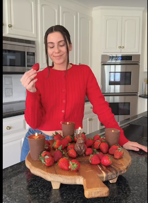 Die Schoko-Kerzen gehen gerade viral auf TikTok.