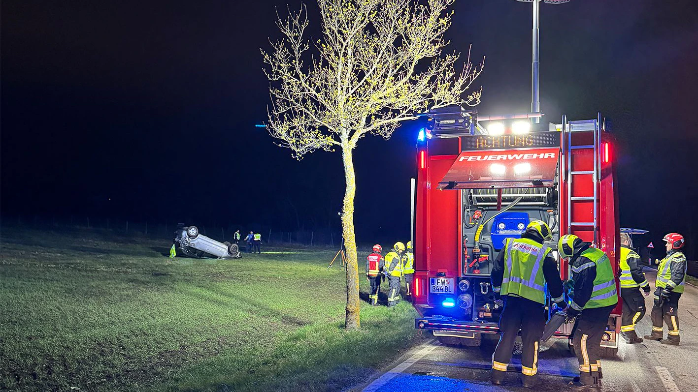 Schwerer Verkehrsunfall bei Leopoldsdorf