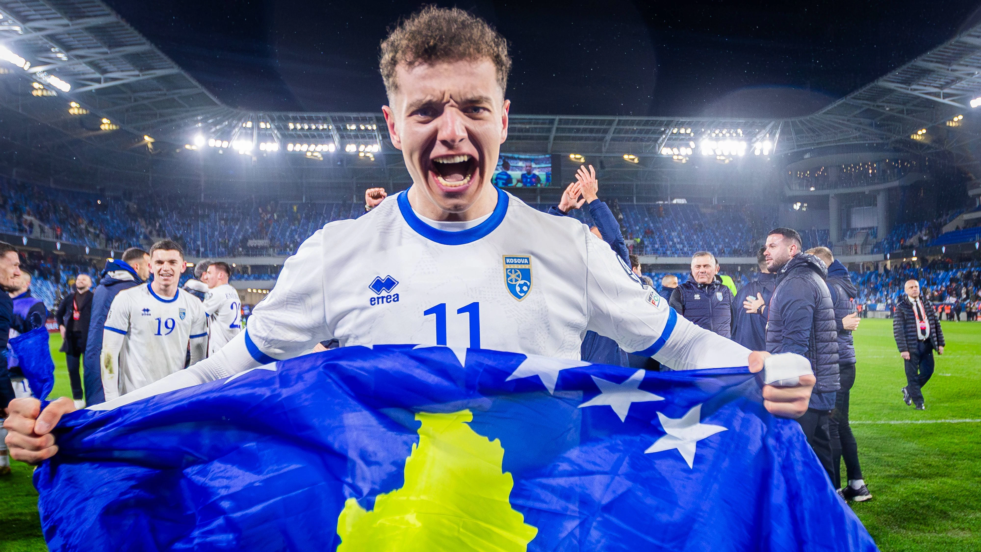 Mit dem Kosovo zog Asllani ins Playoff-Endspiel 