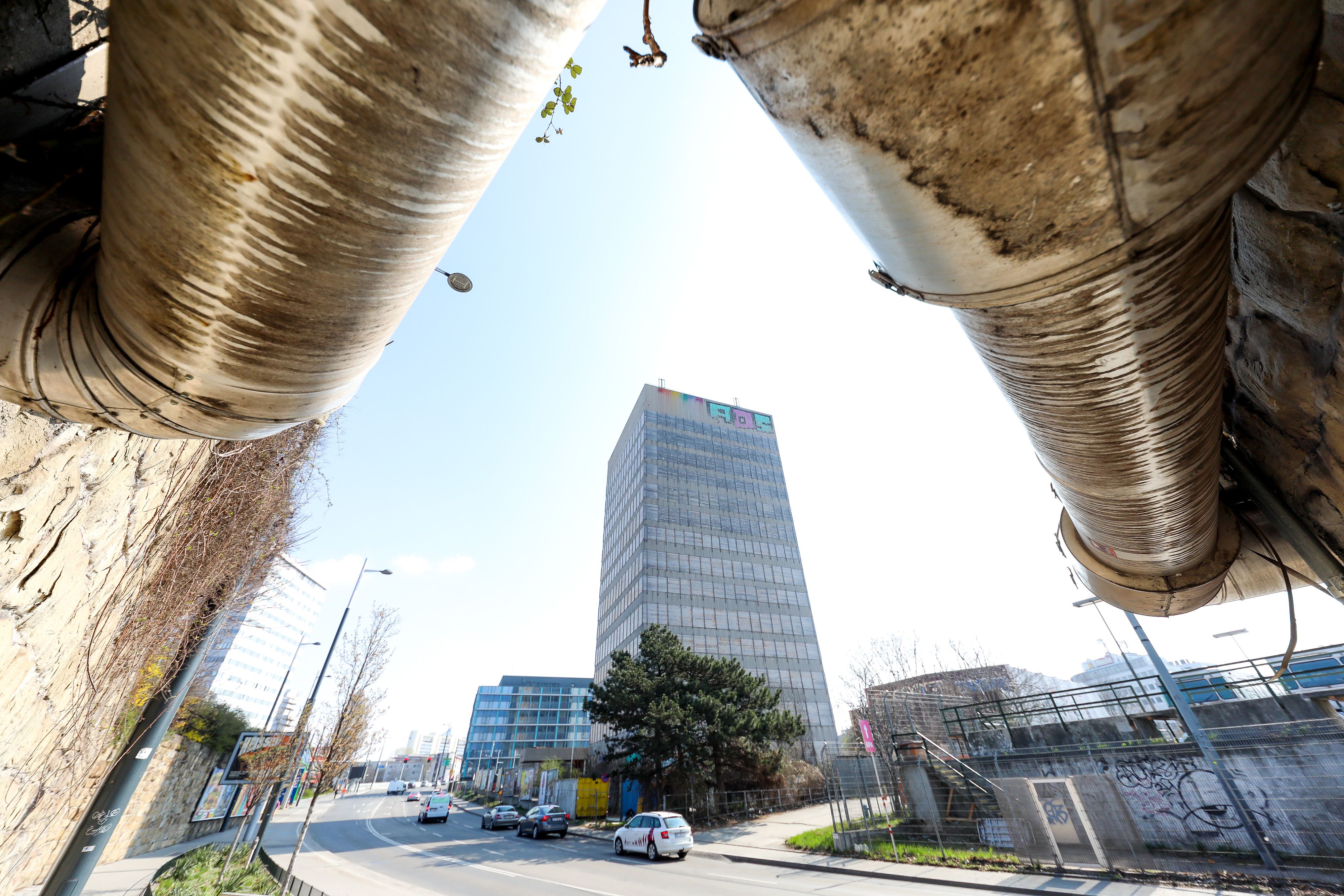 Das Wandgemälde auf dem APA-Turm bildet den Auftakt für die Entwicklung des Stadtteils in Döbling.