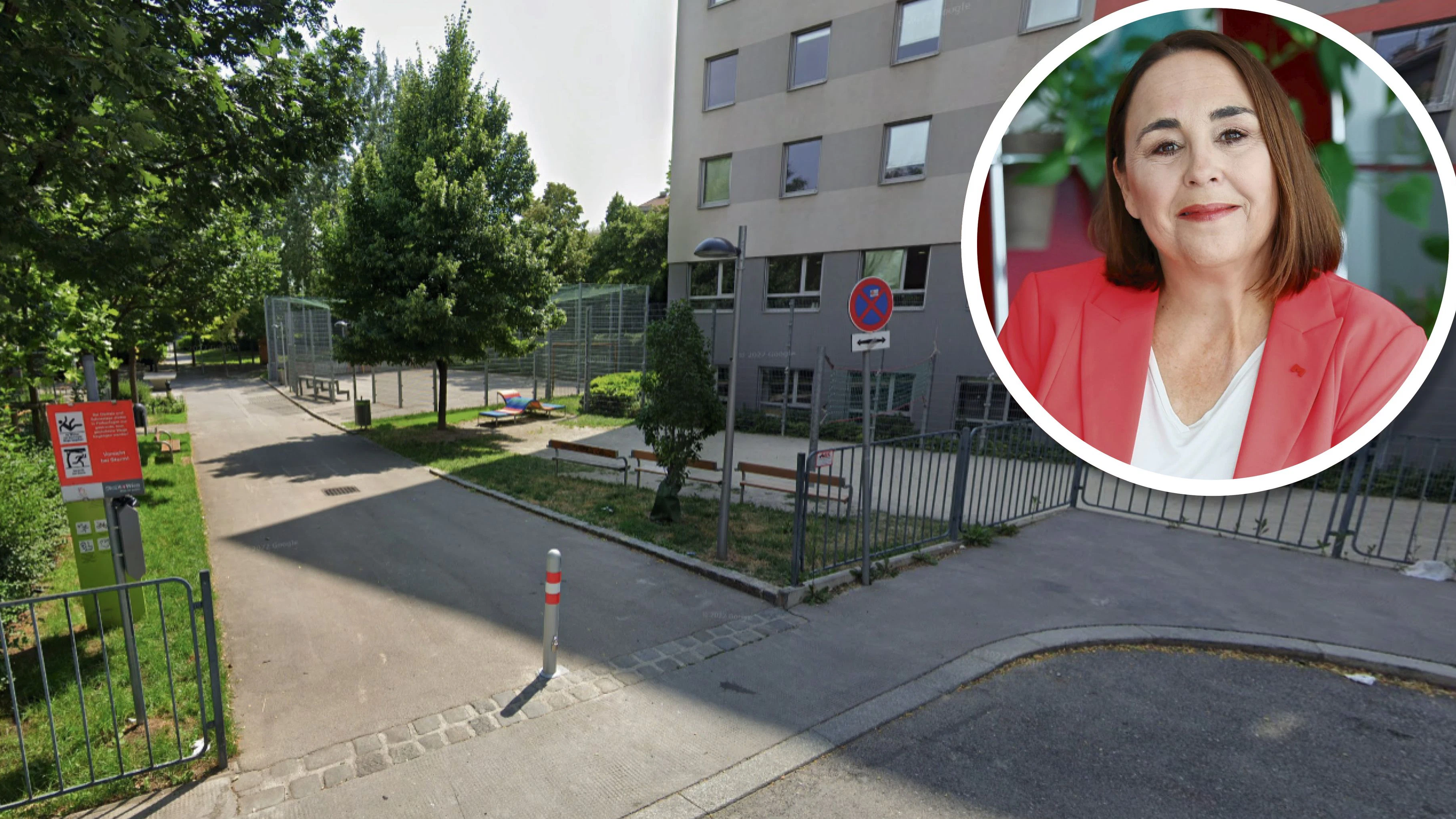 Mariahilfs Bezirkschefin Julia Lessacher (SPÖ) lässt nun den Fritz-Imhoff-Park einzäunen.