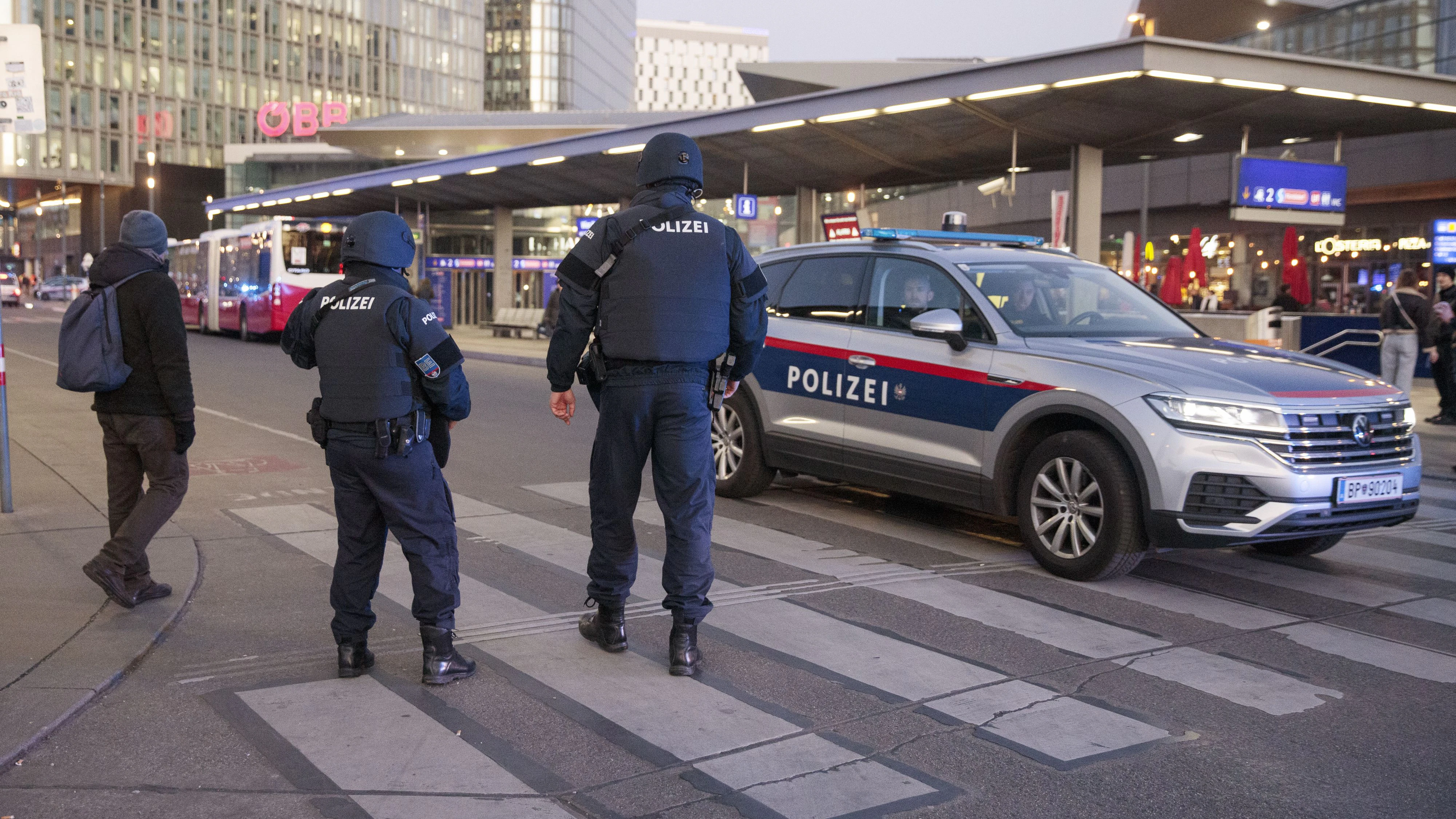 Die Polizei war rasch zur Stelle und nahm den Mann fest.