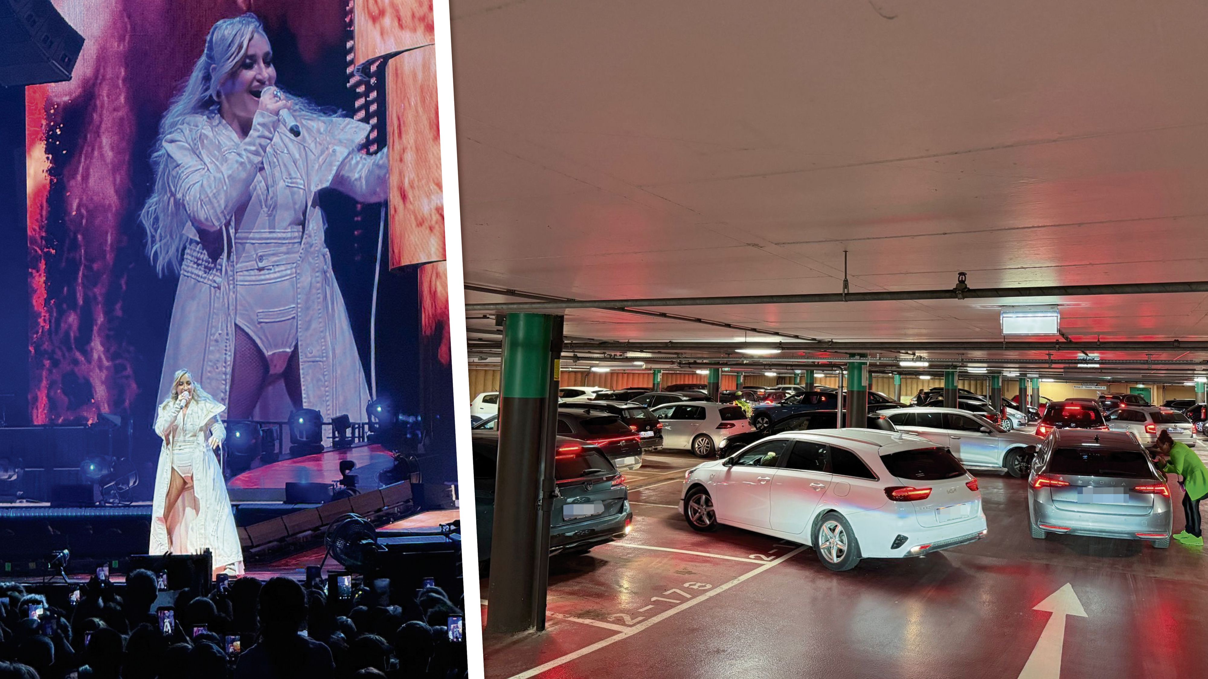 Das Konzert von Sarah Connor machte große Lust, das langsame Ausparken aus der Garage sorgte für  Frust.