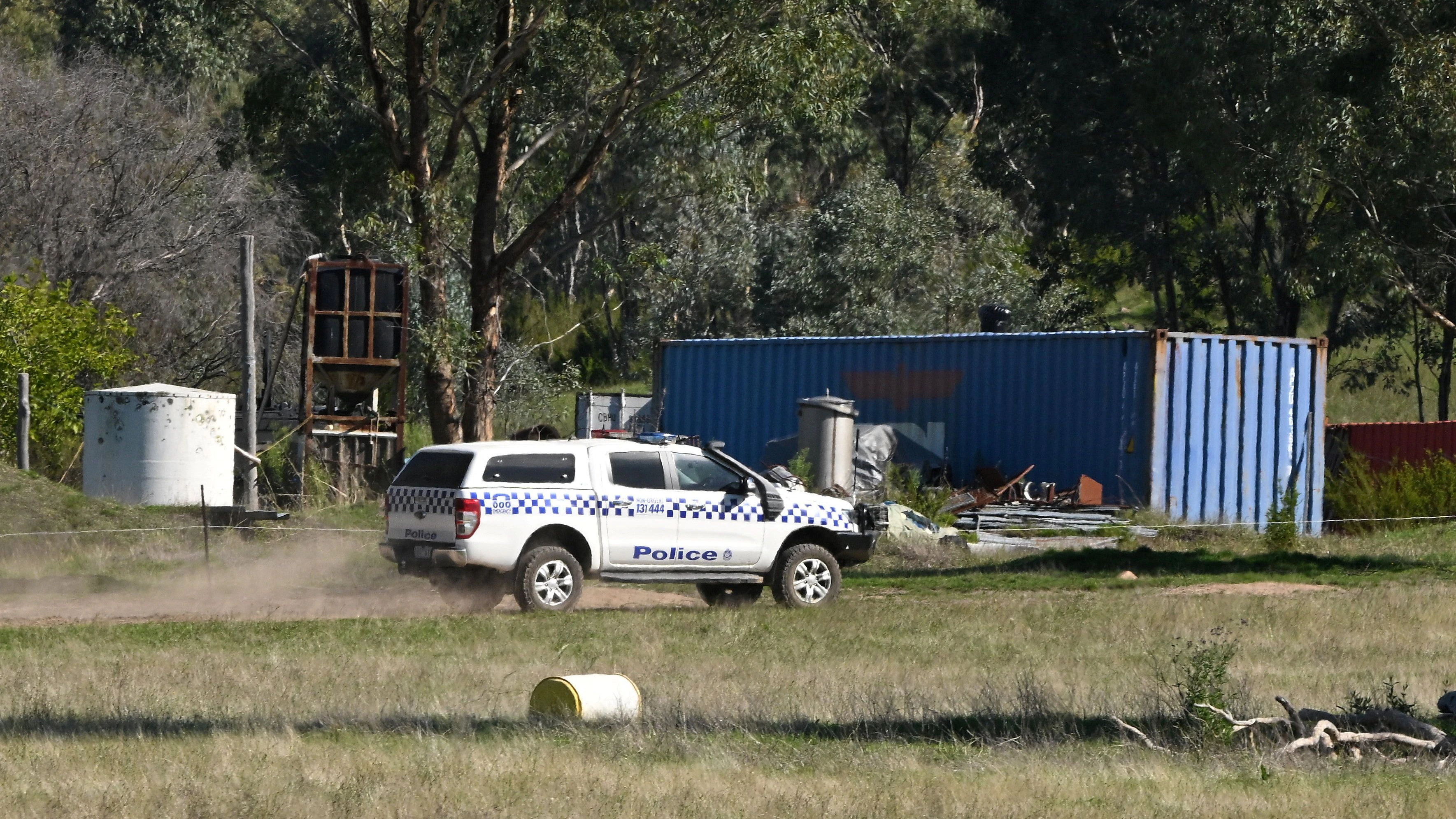 Hier wurde der Verdächtige gestellt. 