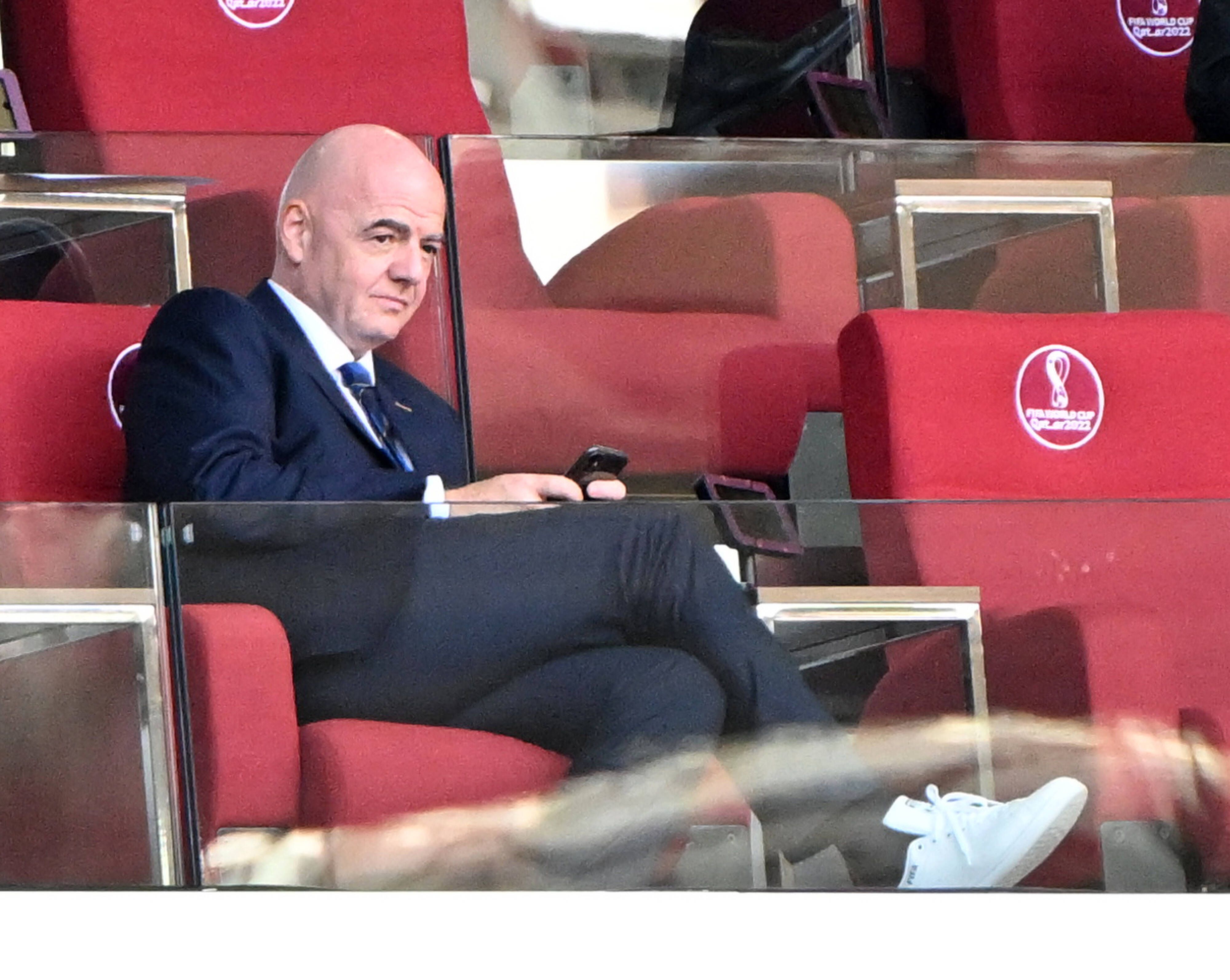Gianni Infantino hofft auf eine friedliche Fußball-WM.