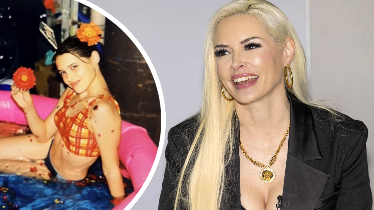 Daniela Katzenberger zeigt ein altes Foto von sich.