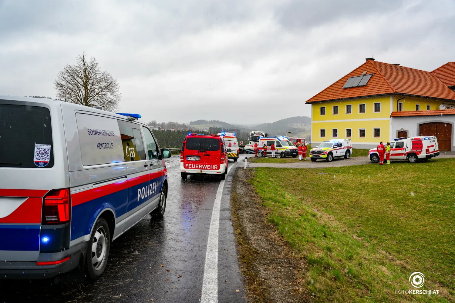 Am Montag kam es in Zwettl an der Rodl zu einem folgenschweren Verkehrsunfall. 