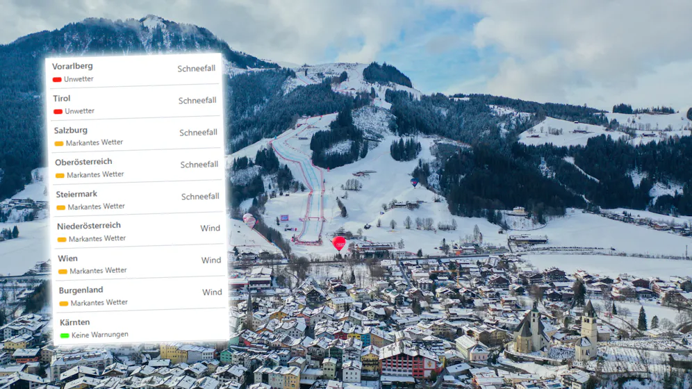 Heute.at - Wieder Schnee-Warnung in 5 Bundesländern ausgerufen