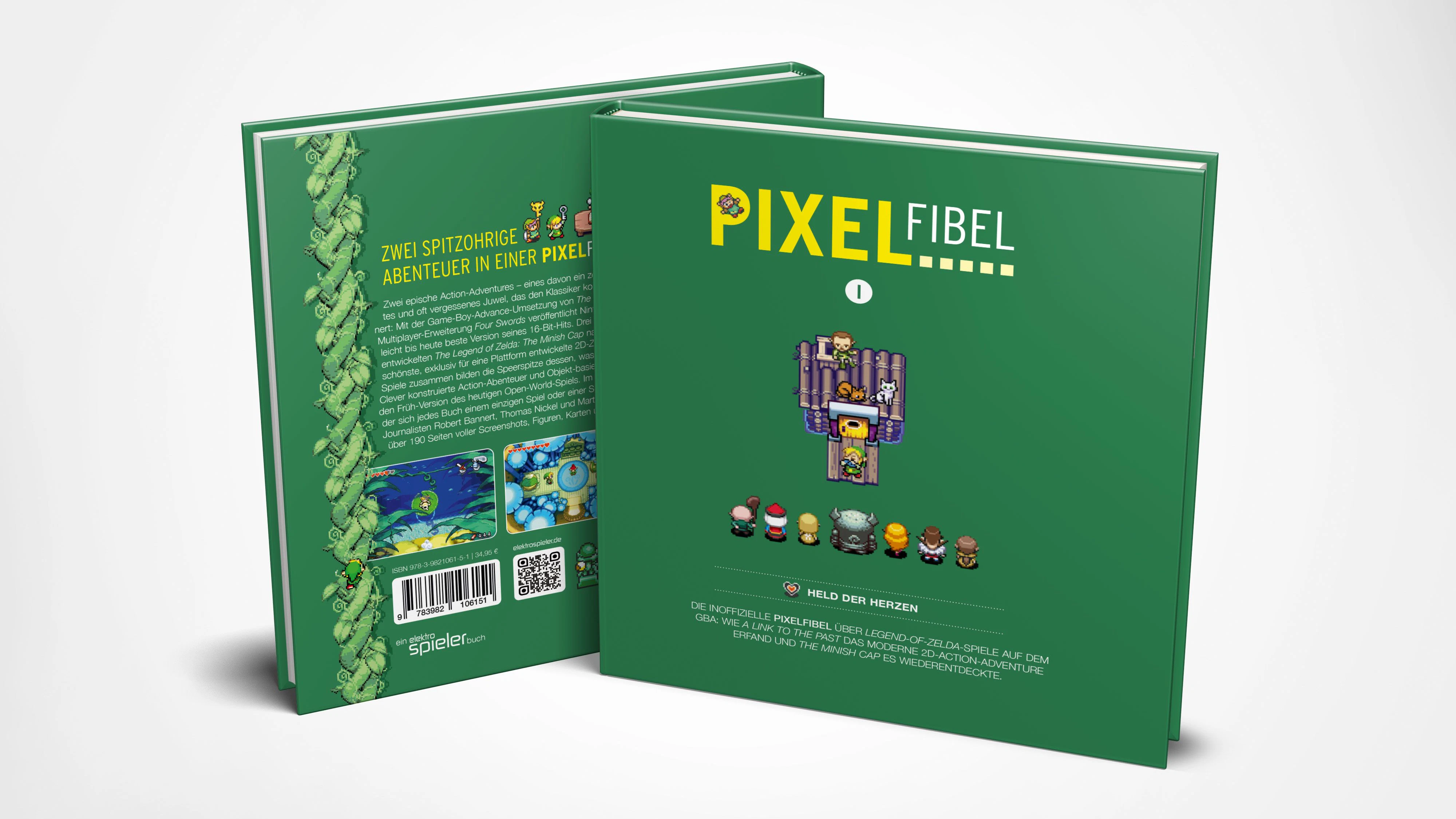 "Held der Herzen": "The Legend of Zelda" auf dem Game Boy Advance kommt als Pixelfibel-Kunstwerk.