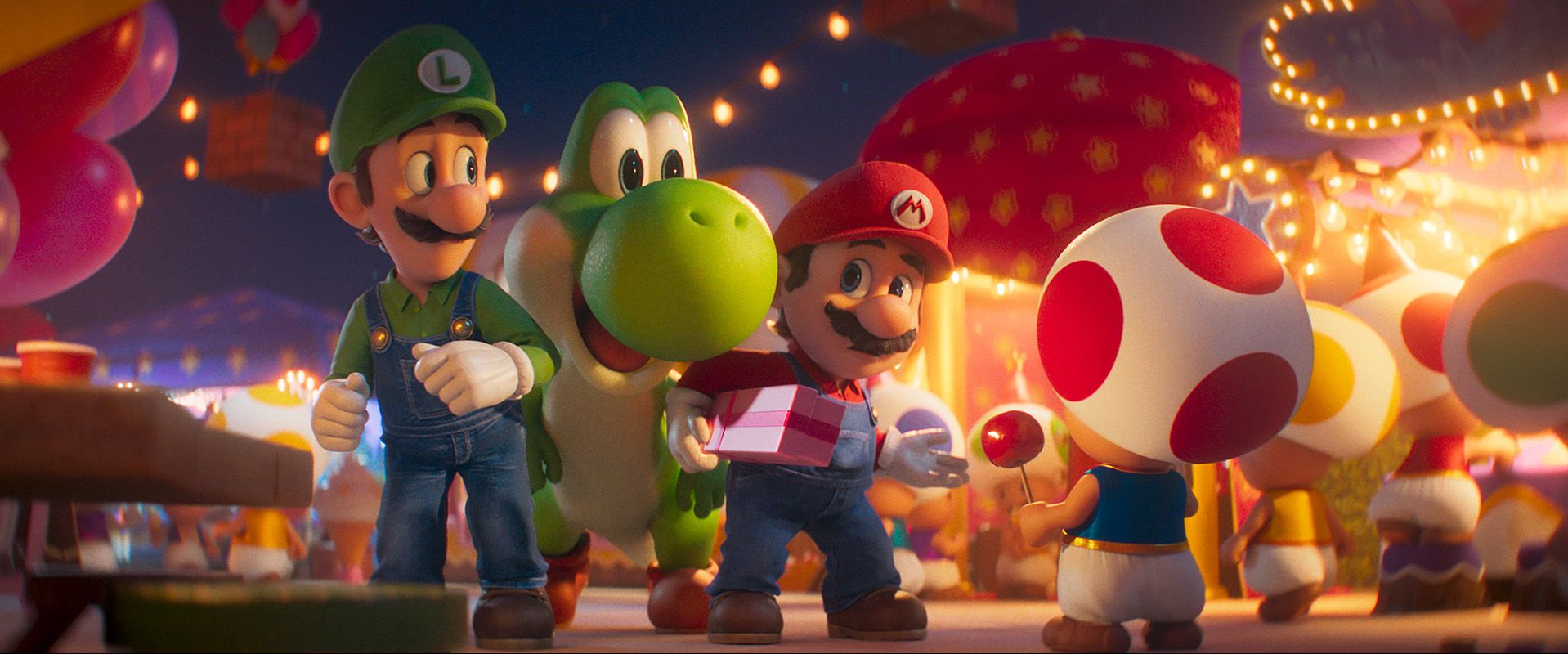 Mario und Luigi machen sich auf ein galaktisches Abenteuer, um das Böse zu stoppen. Unterstützung erhalten sie von Yoshi und Prinzessin Peach.