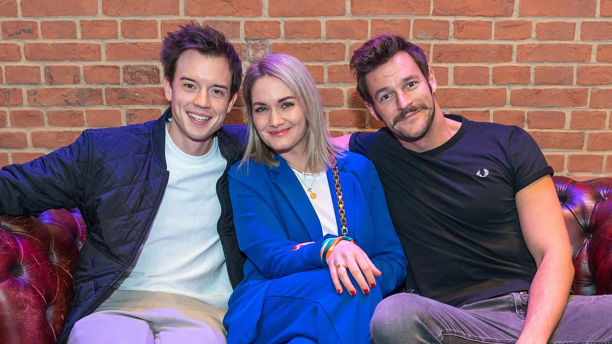 Gabi Hiller, Philipp Hansa und Paul Pizzera brachten ihren Hawi D´Ehre Podcast zum ersten Mal live auf die Bühne, Globe Wien, 10.2.2022, -  Gabi HILLER, Philipp HANSA, Paul PIZZERA 