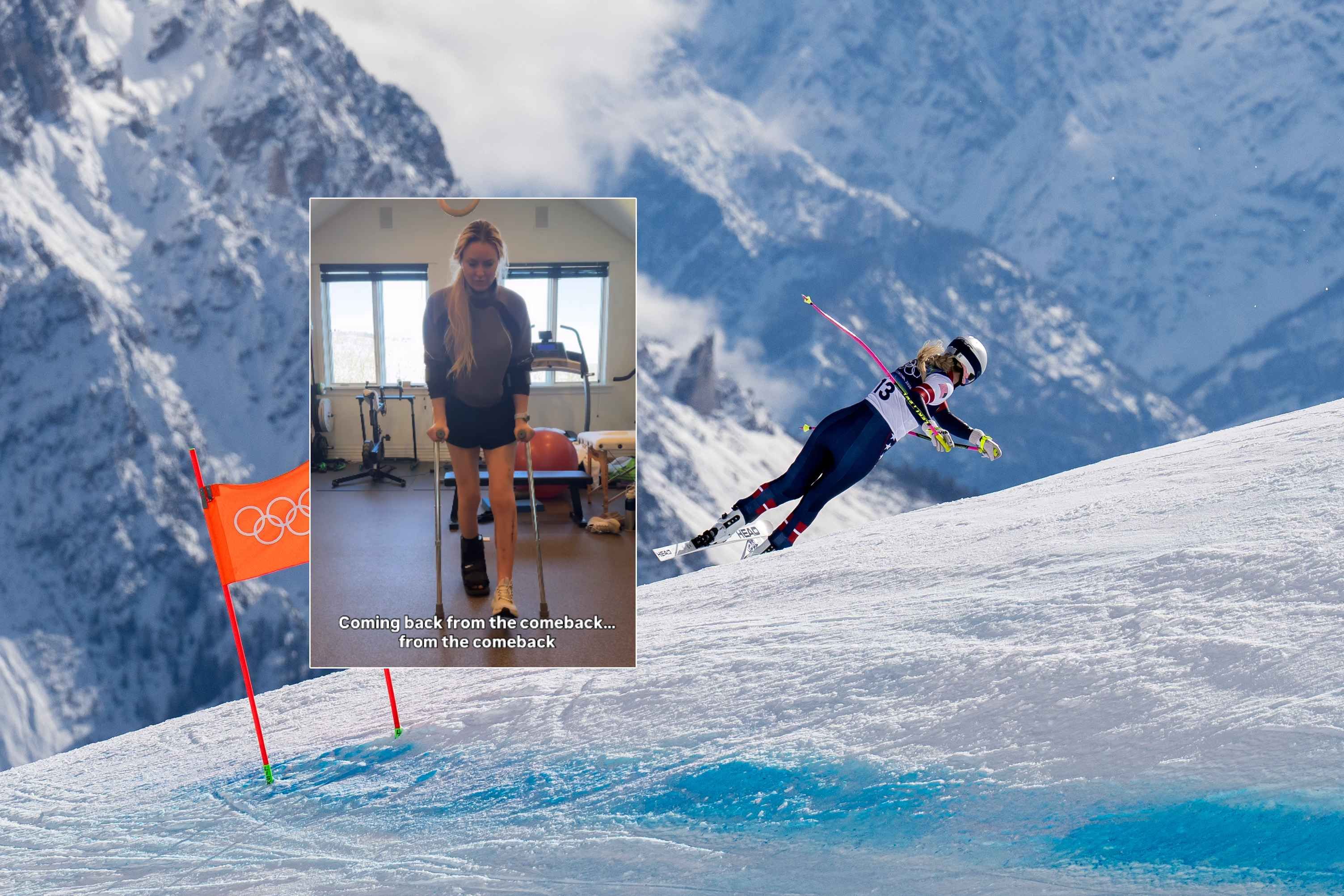 Heute.at - Vonn zeigt Narben und macht ihre ersten Schritte