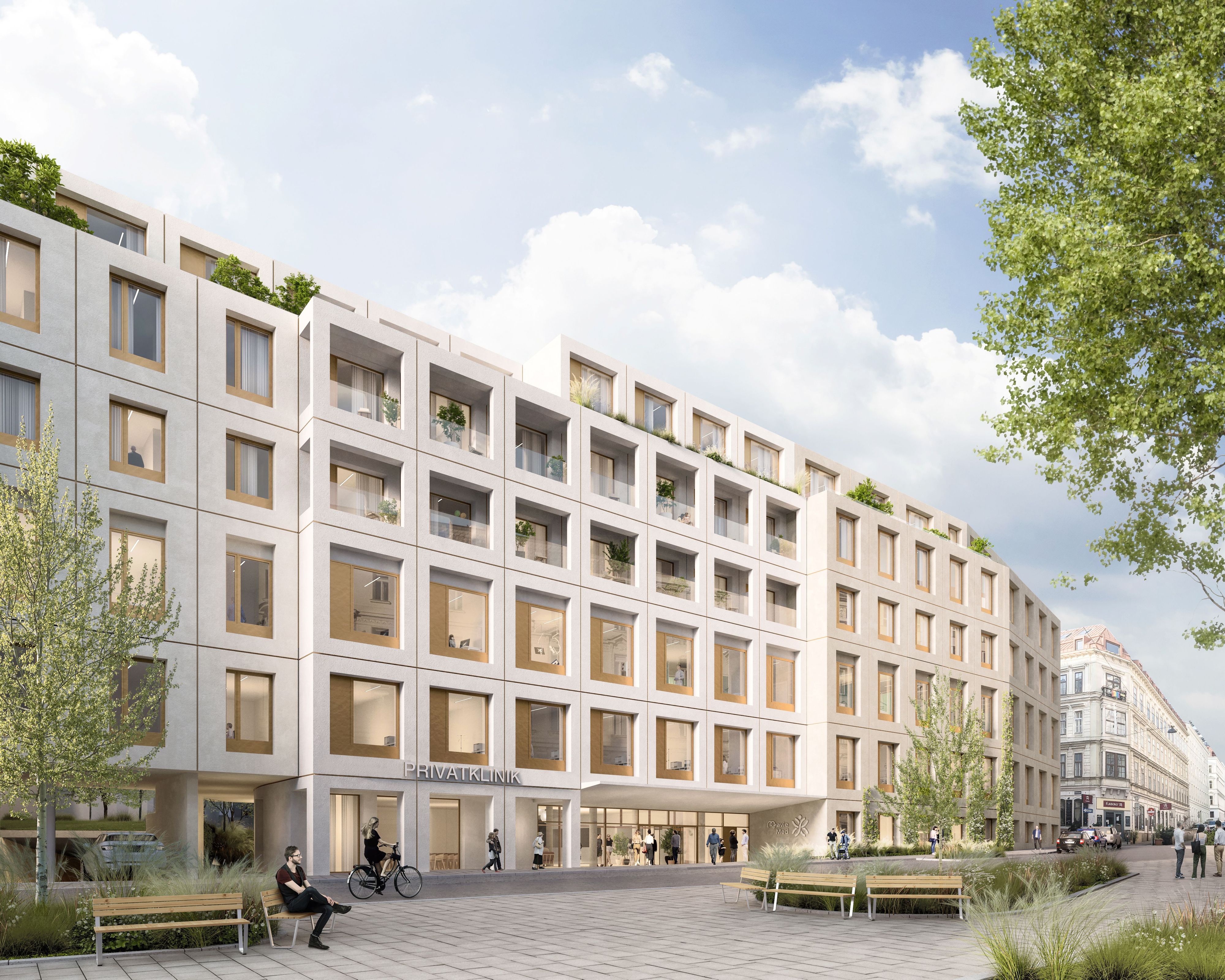 Bis Ende 2028 entsteht ein Neubau für die Privatklinik Confraternität und Goldenes Kreuz.