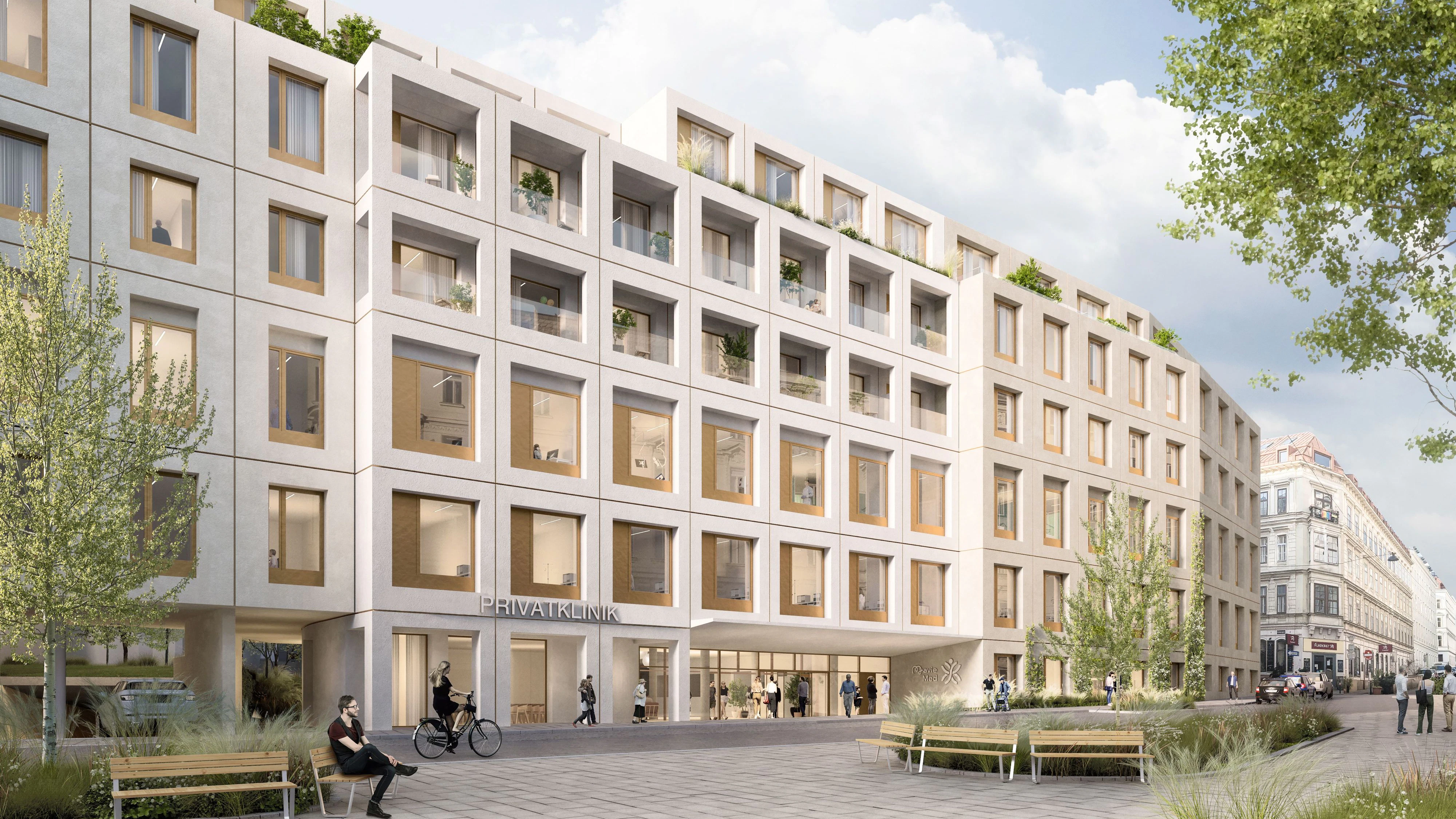 Bis Ende 2028 entsteht ein Neubau für die Privatklinik Confraternität und Goldenes Kreuz.