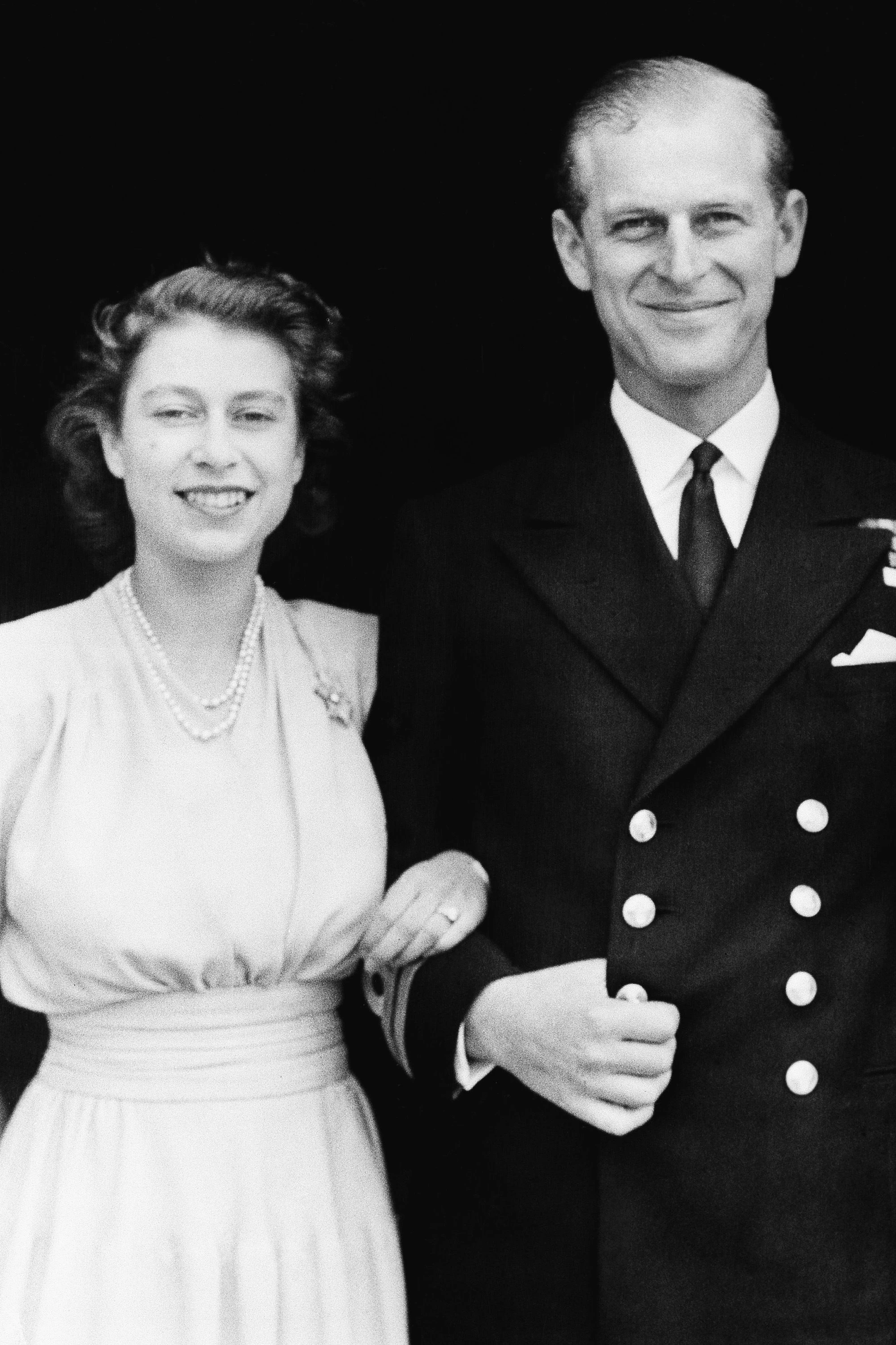 Elizabeth und Philip 1947, im Jahr ihrer Hochzeit …
