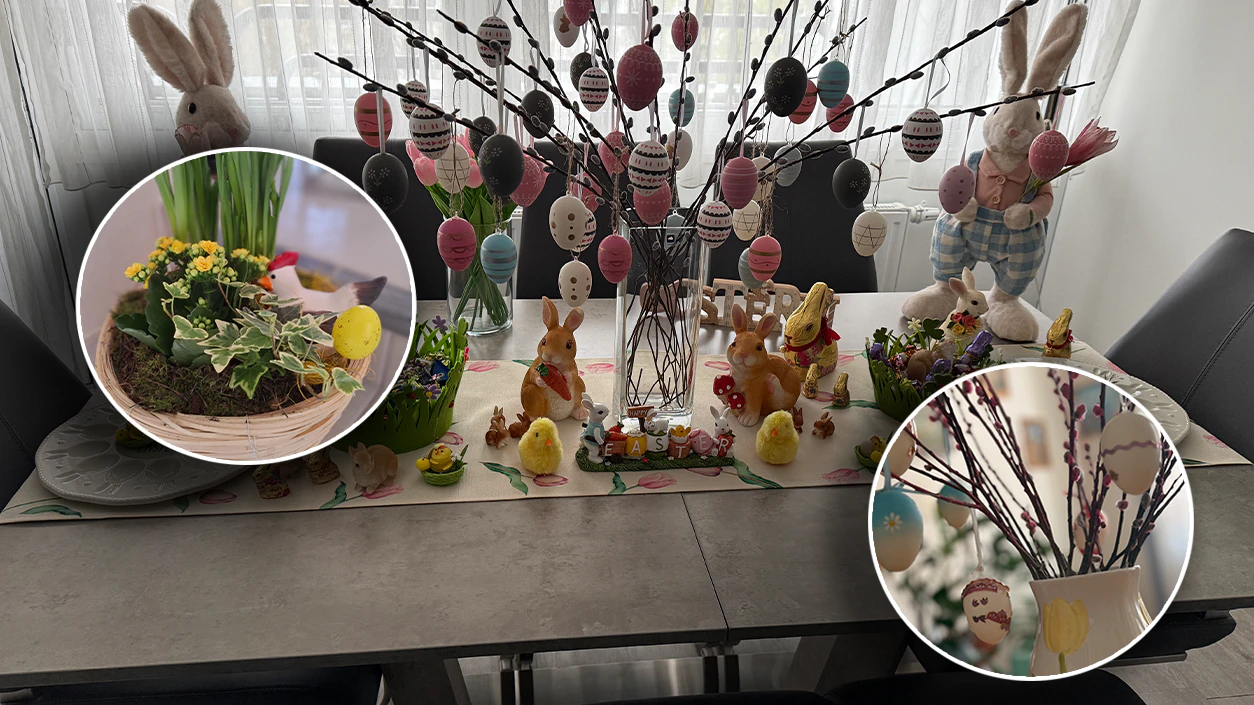 Von gedeckten Tischen bis geschmückten Sträußen – Ostern hat in den Haushalten Einzug gehalten.