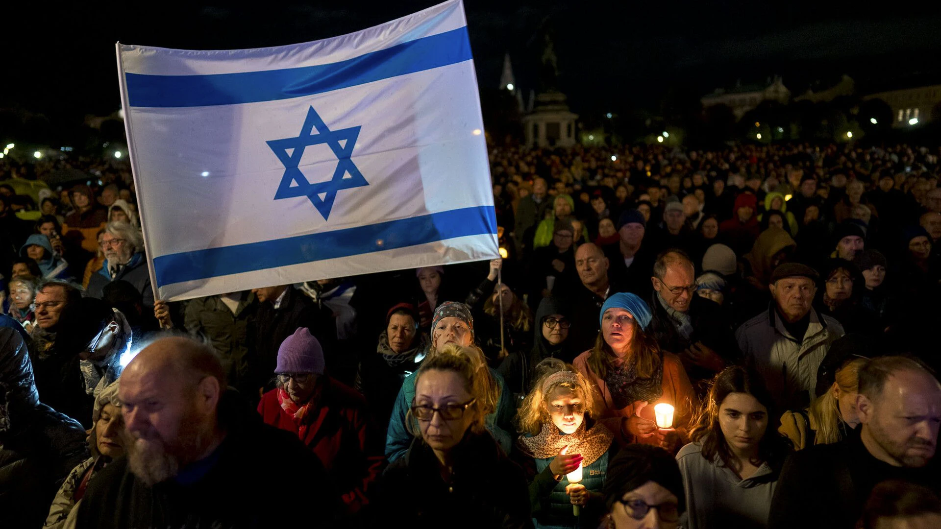 Archivbild einer Solidaritätskundgebung für die israelischen Geiseln infolge der Terrorangriffe am 7. Oktober 2023. 