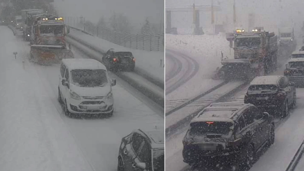 Schnee in Österreich