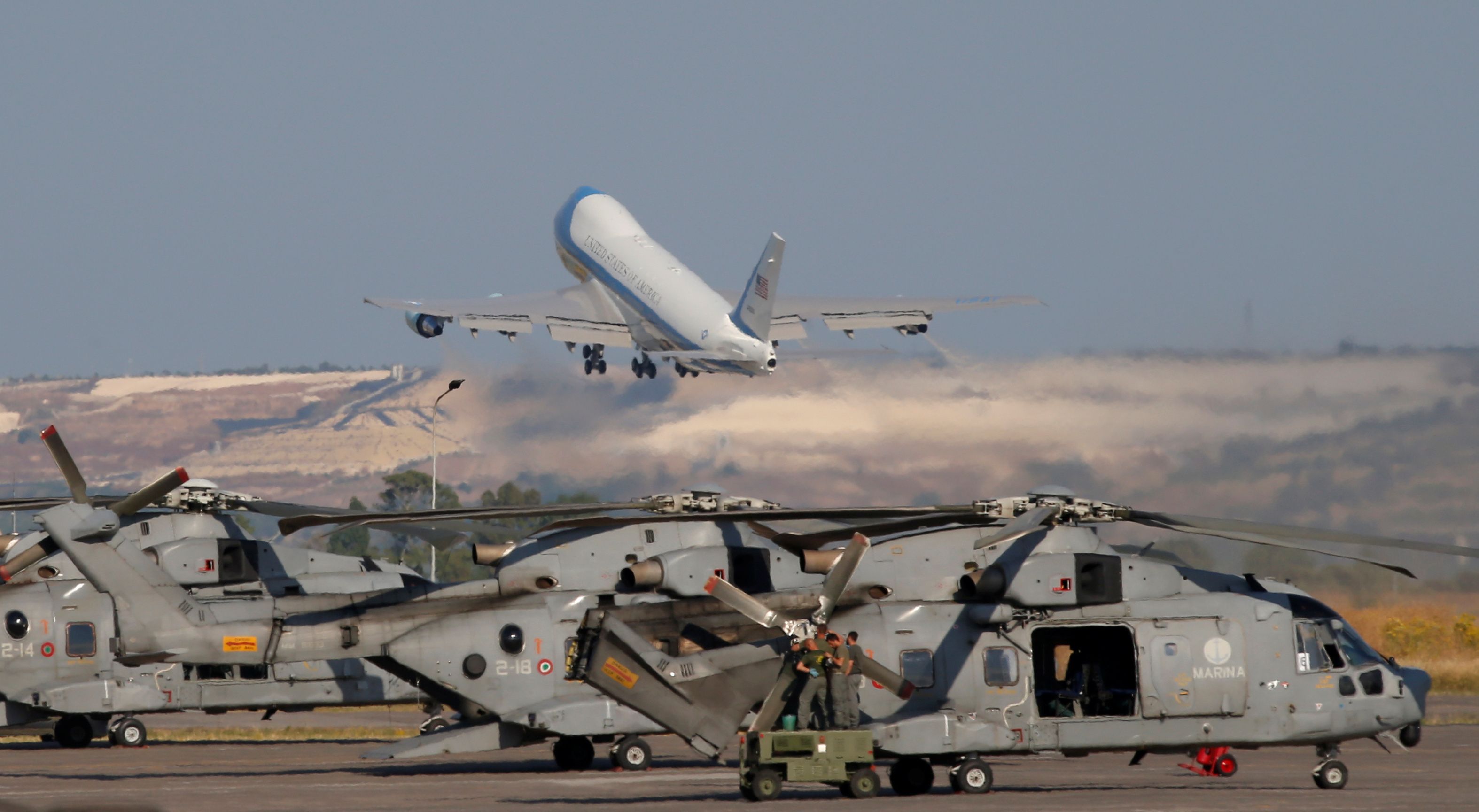 Italien hat den USA die Nutzung eines Militärstützpunkts verweigert.