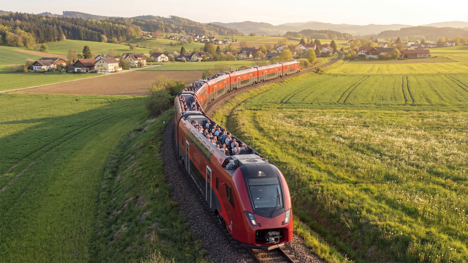 Heute.at - Perfekt im Sommer – ÖBB präsentieren Zug mit Sonnendeck