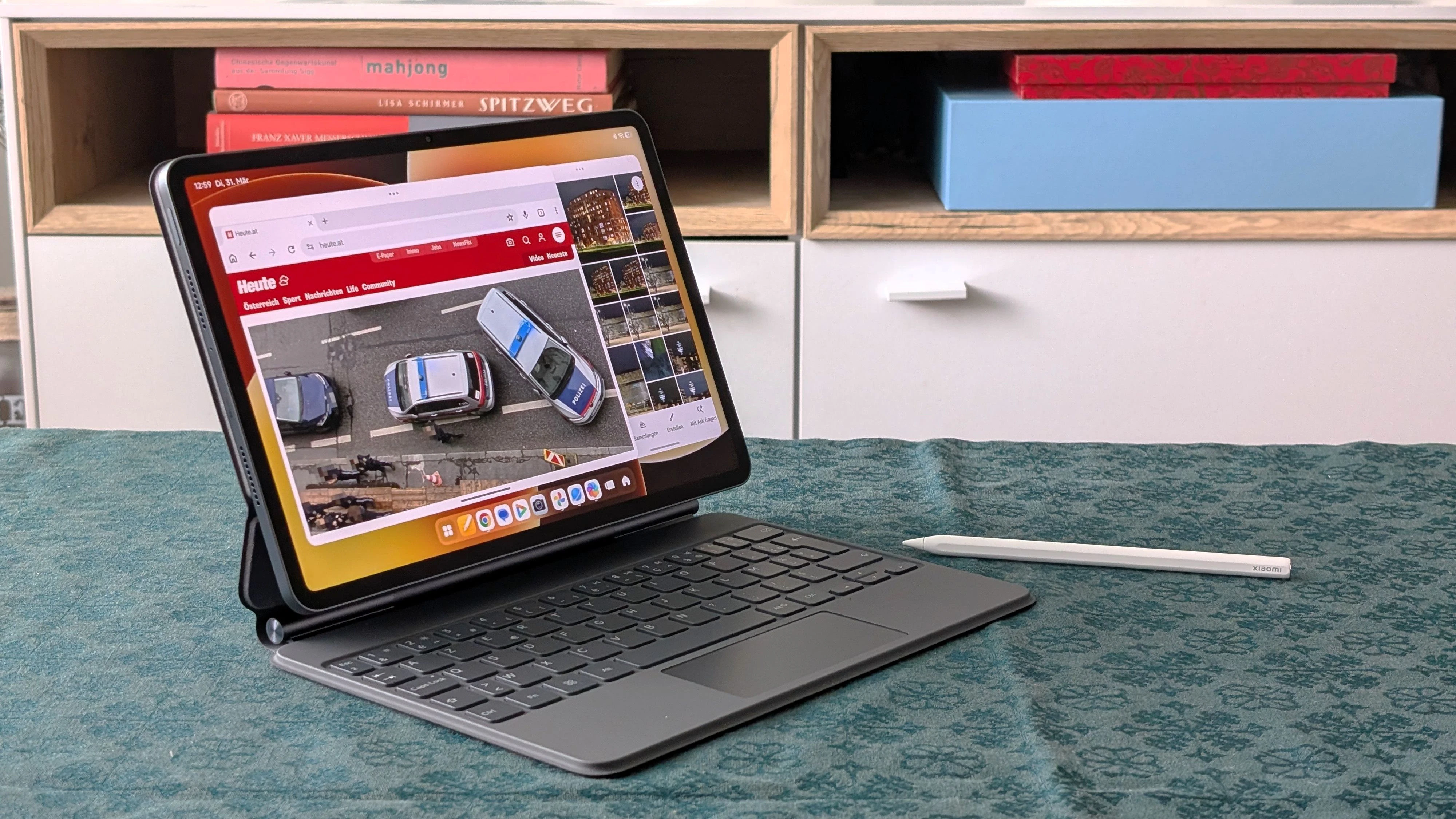 Für Nutzer, die sich Zeit nehmen, die Funktionen zu entdecken, kann das Tablet nahezu wie ein Laptop genutzt werden, es gibt sogar eine Art Desktop-Modus.