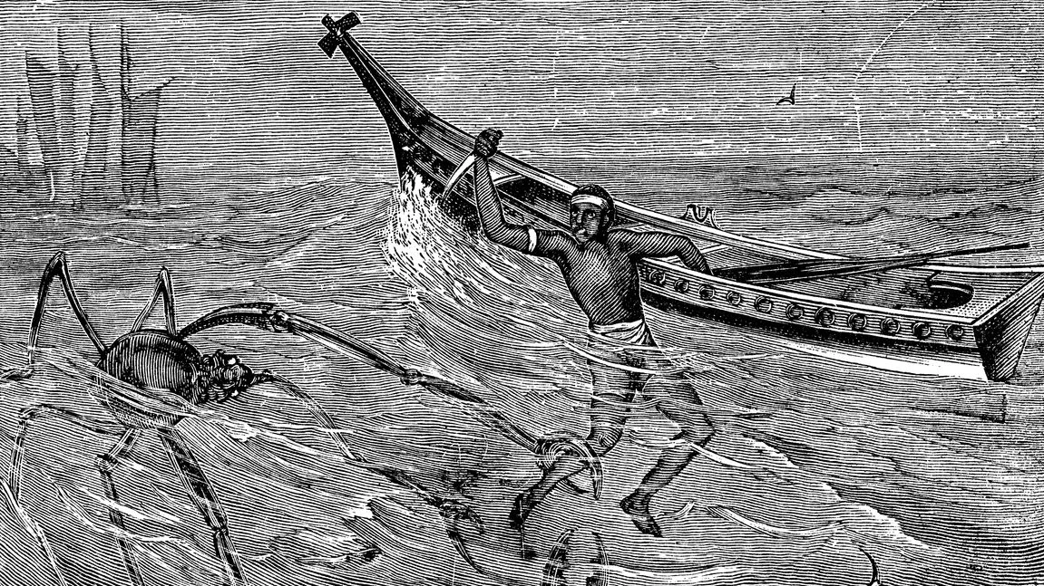 Im 19. Jahrhundert hatte man große Angst vor den Krabben. 