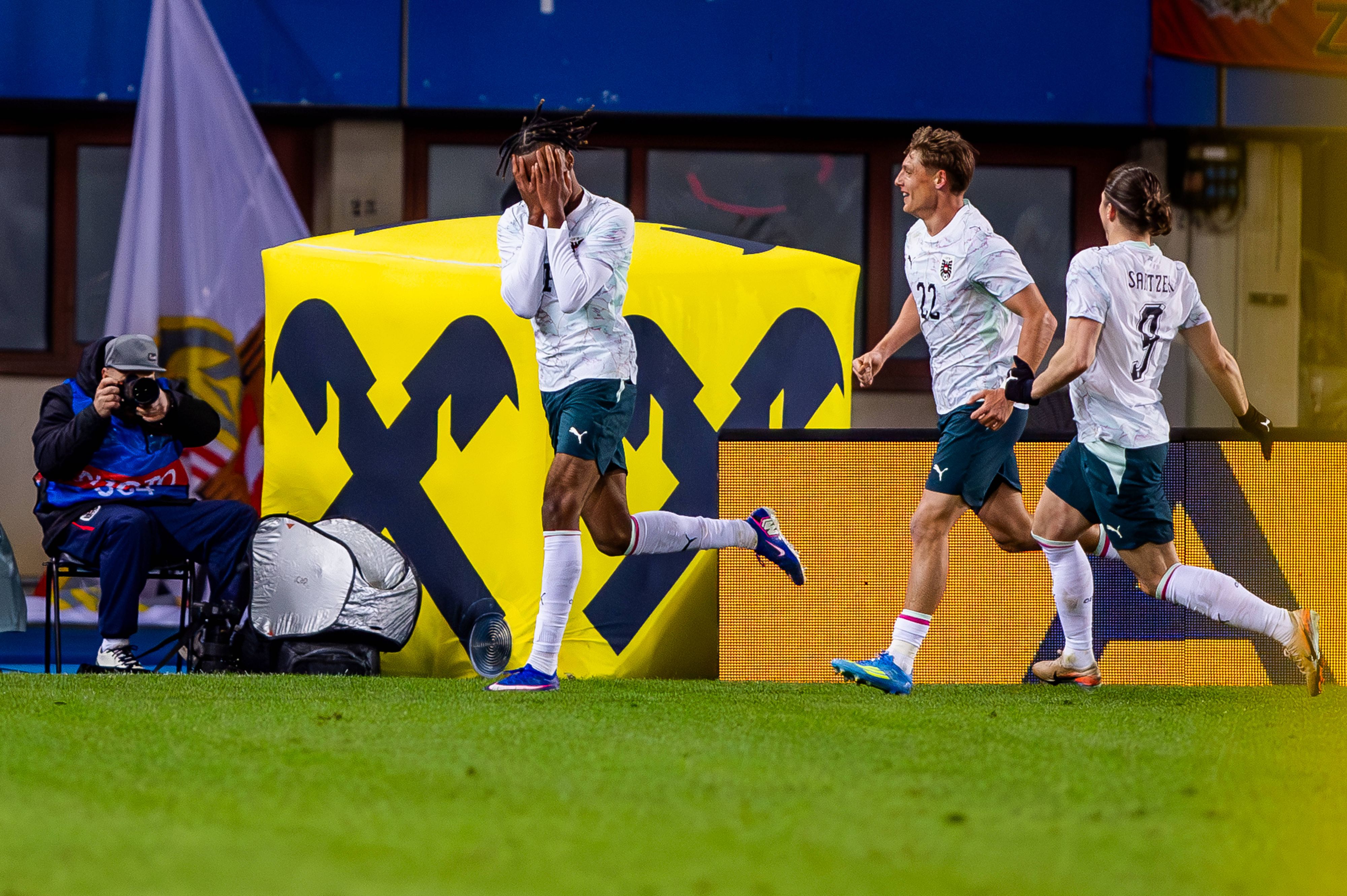 Carney Chukwuemeka, Alexander Prass und Marcel Sabitzer.