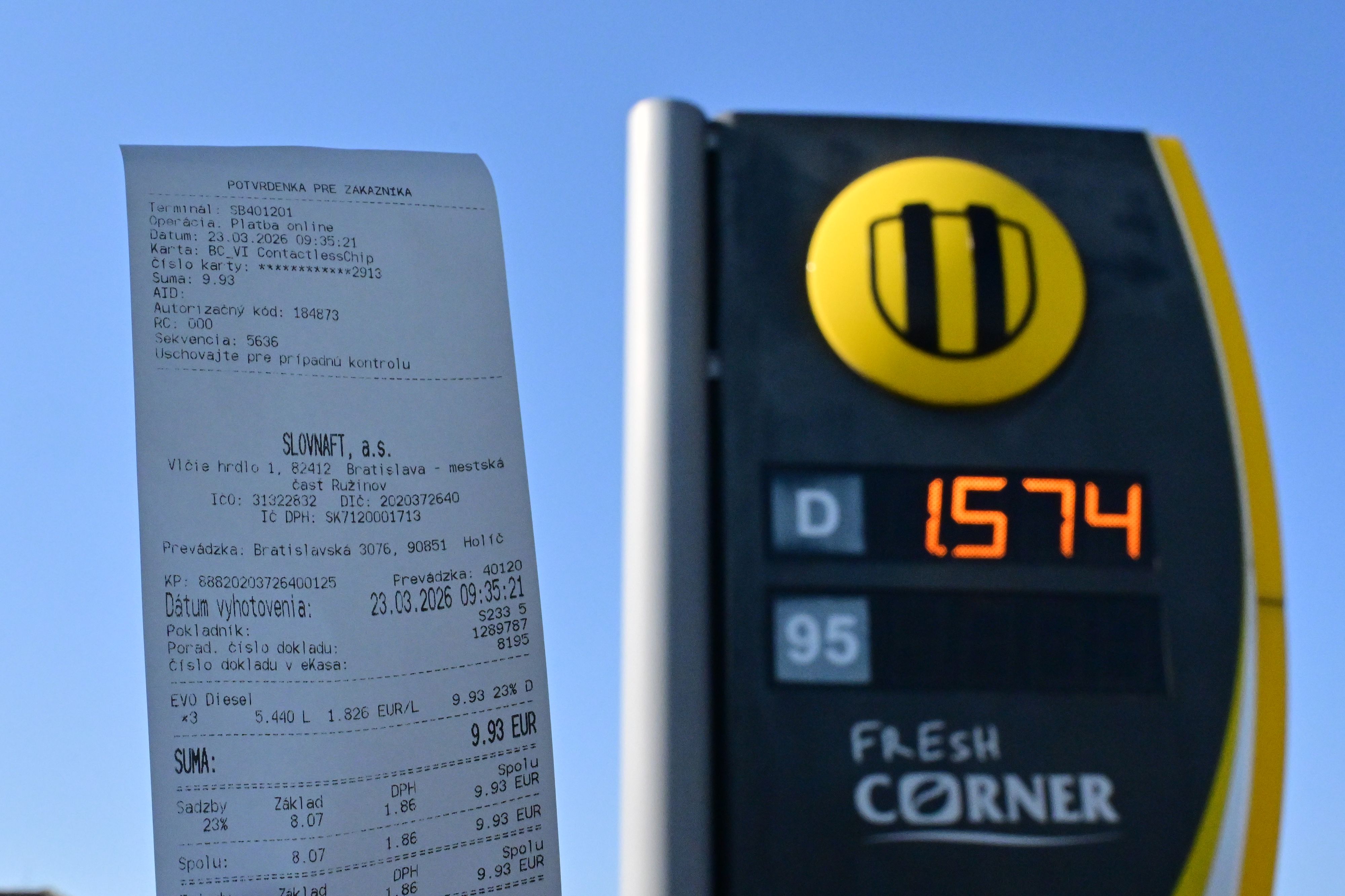 Ausländer zahlen in der Slowakei einen höheren Preis an der Kassa, als auf der Anzeigetafel angegeben – zuletzt wurde er auf 2,012 Euro pro Liter Diesel für Ausländer erhöht.