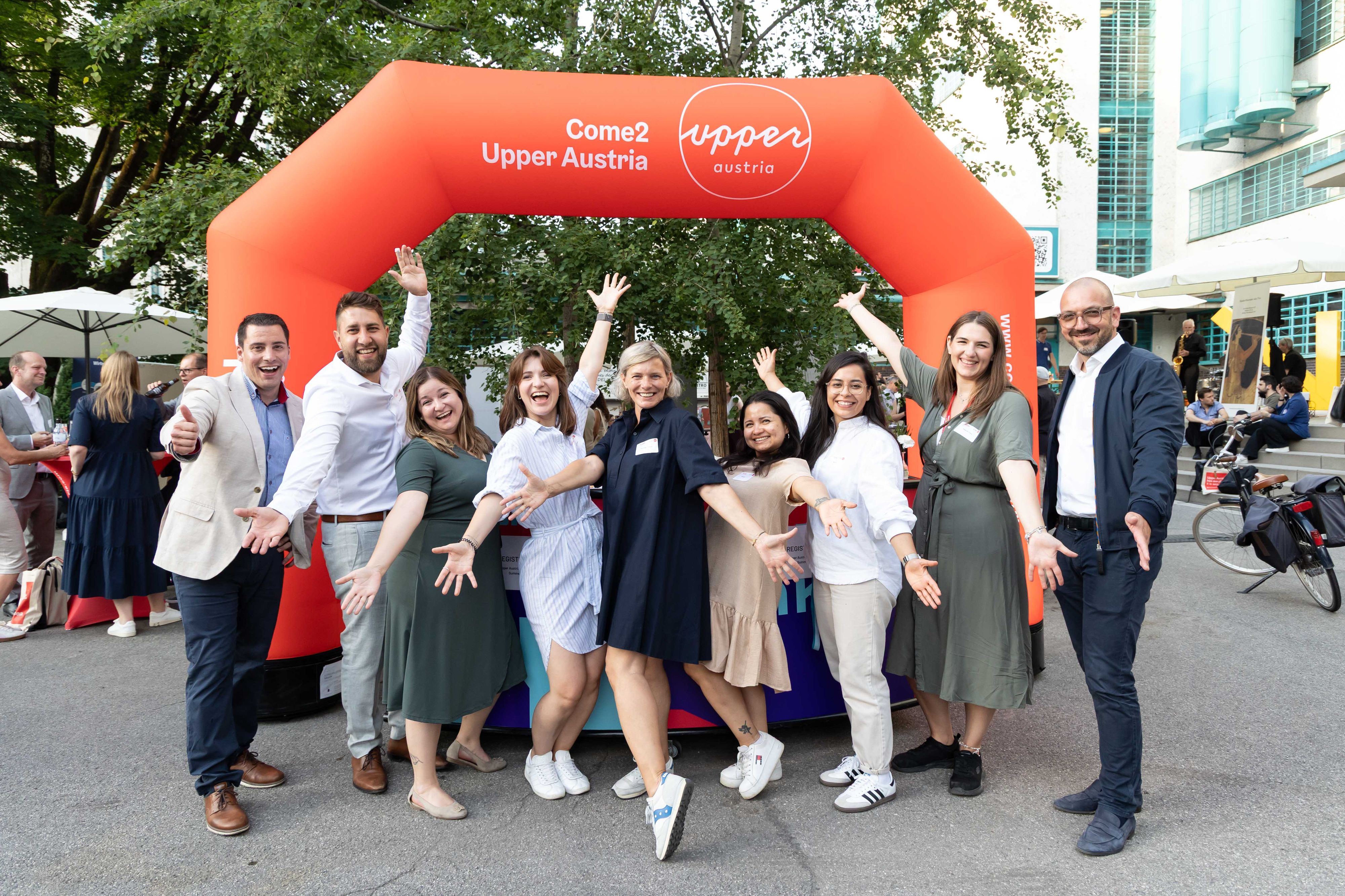 Das Team von Come2Upper Austria unterstützt Internationals in Oberösterreich.