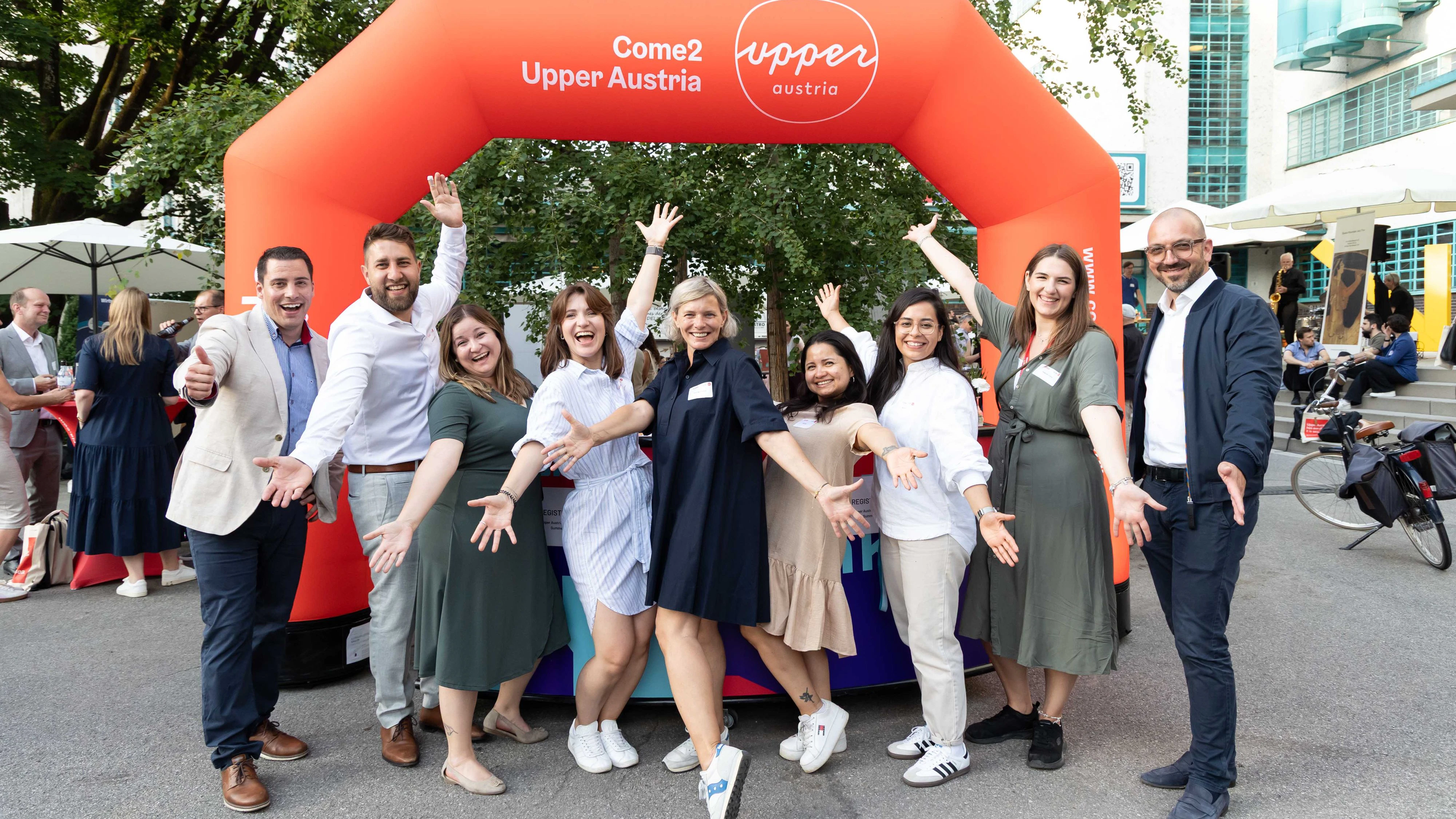 Das Team von Come2Upper Austria unterstützt Internationals in Oberösterreich.