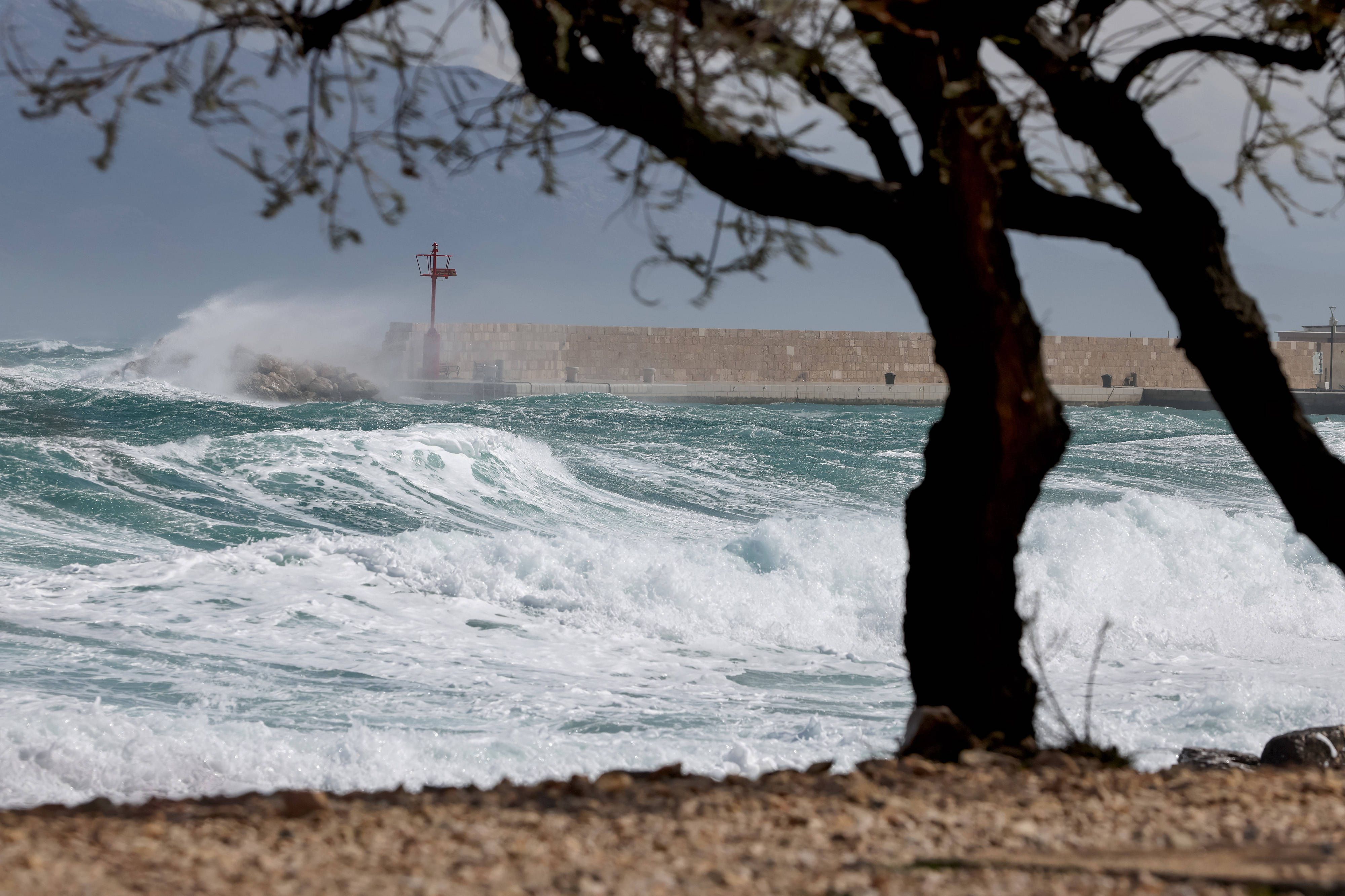 In Kroatien toben heftige Unwetter.