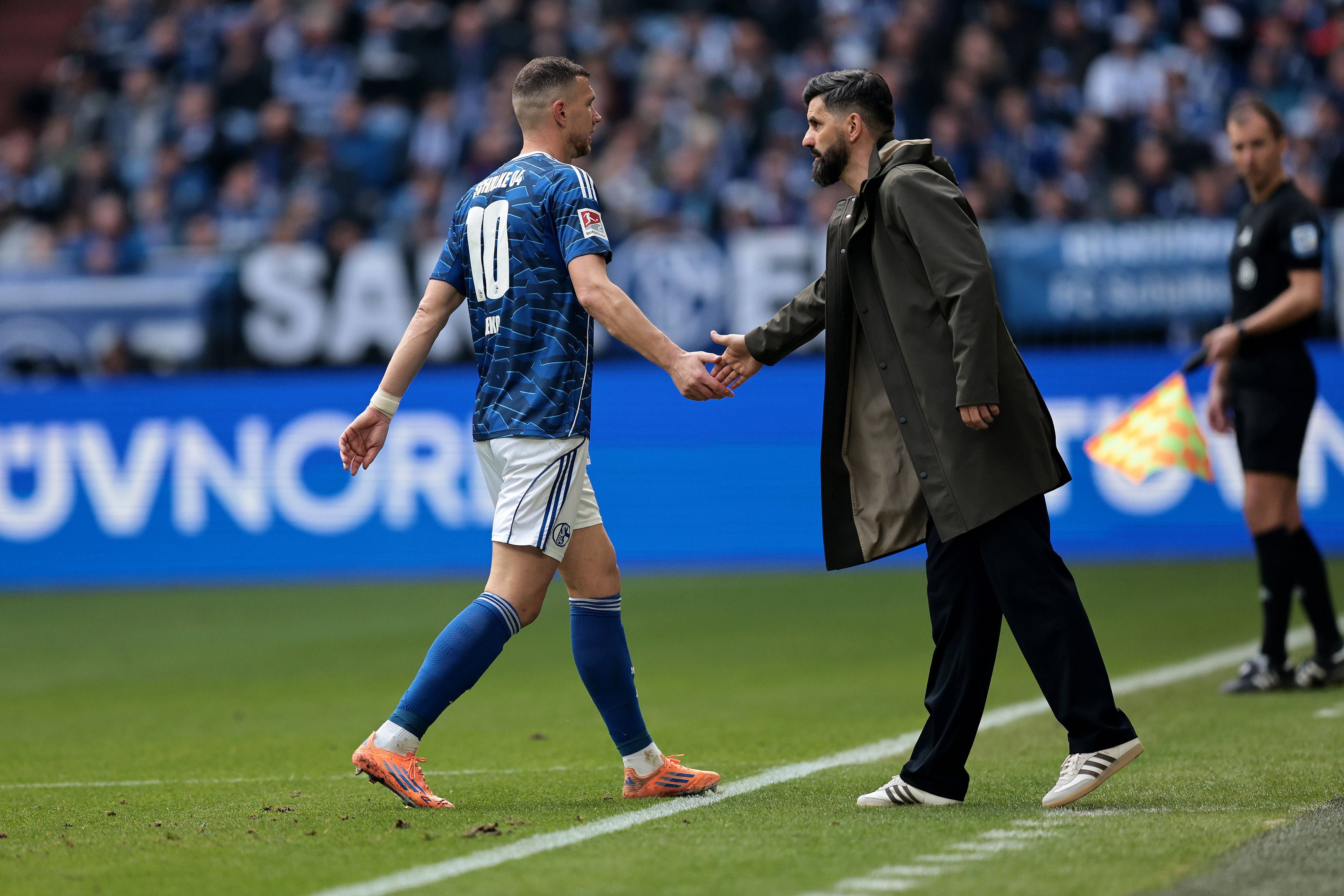 Miron Muslic und Edin Dzeko