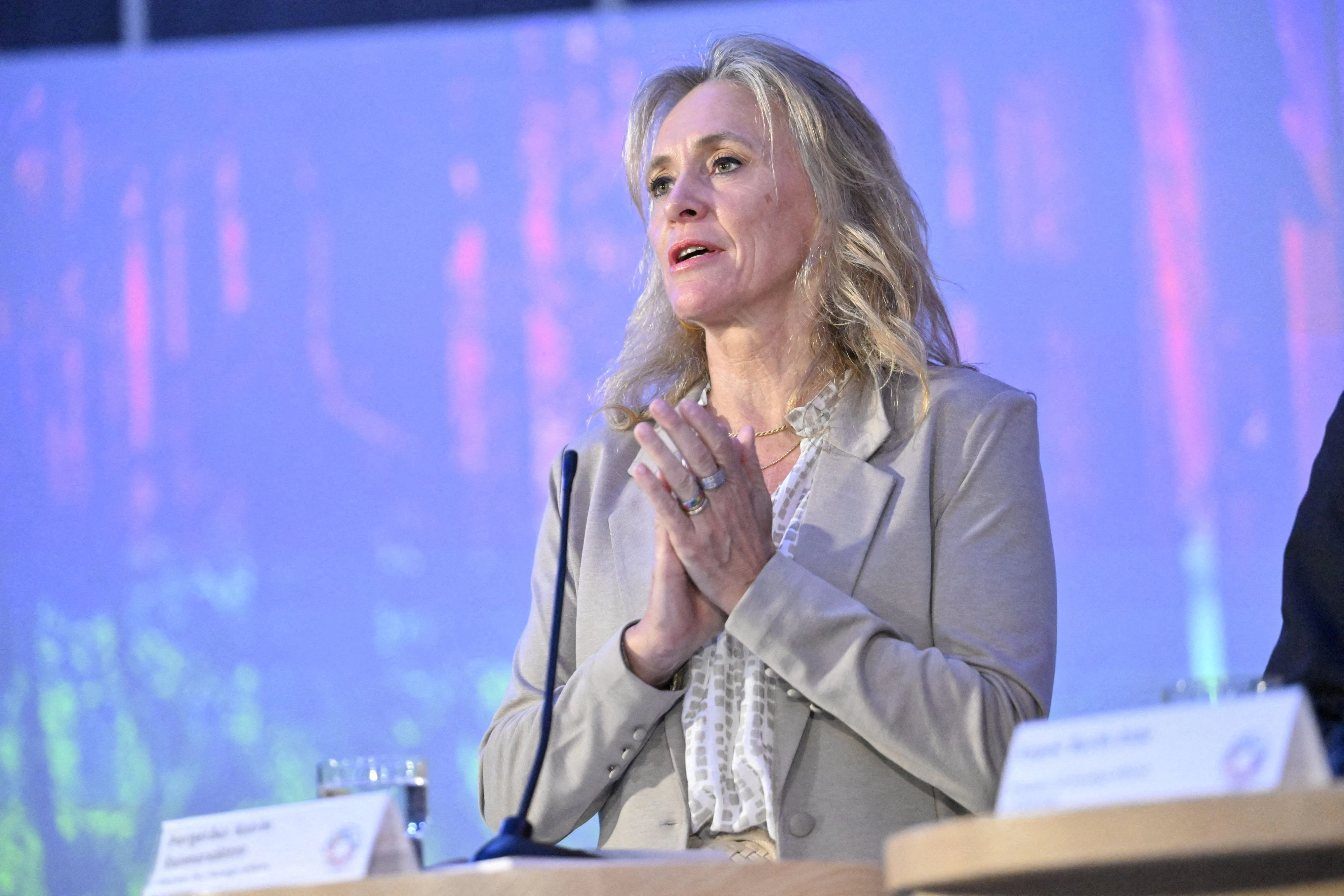 "Die Grönland-Frage hat gezeigt, wie wertvoll die EU-Mitgliedschaft für Dänemark ist", sagt Islands Außenministerin Thorgerdur Katrin Gunnarsdottir