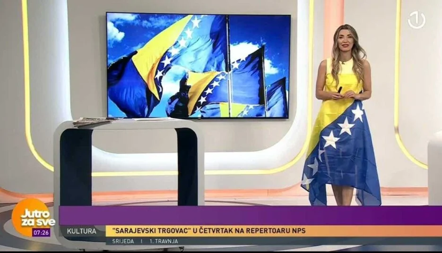 Heute.at - Nach Bosnien-Sieg: TV-Moderatorin begeistert mit Outfit