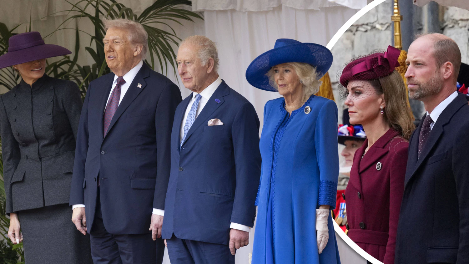 Charles und Camilla werden zu Trump reisen - Kate und William bleiben daheim.